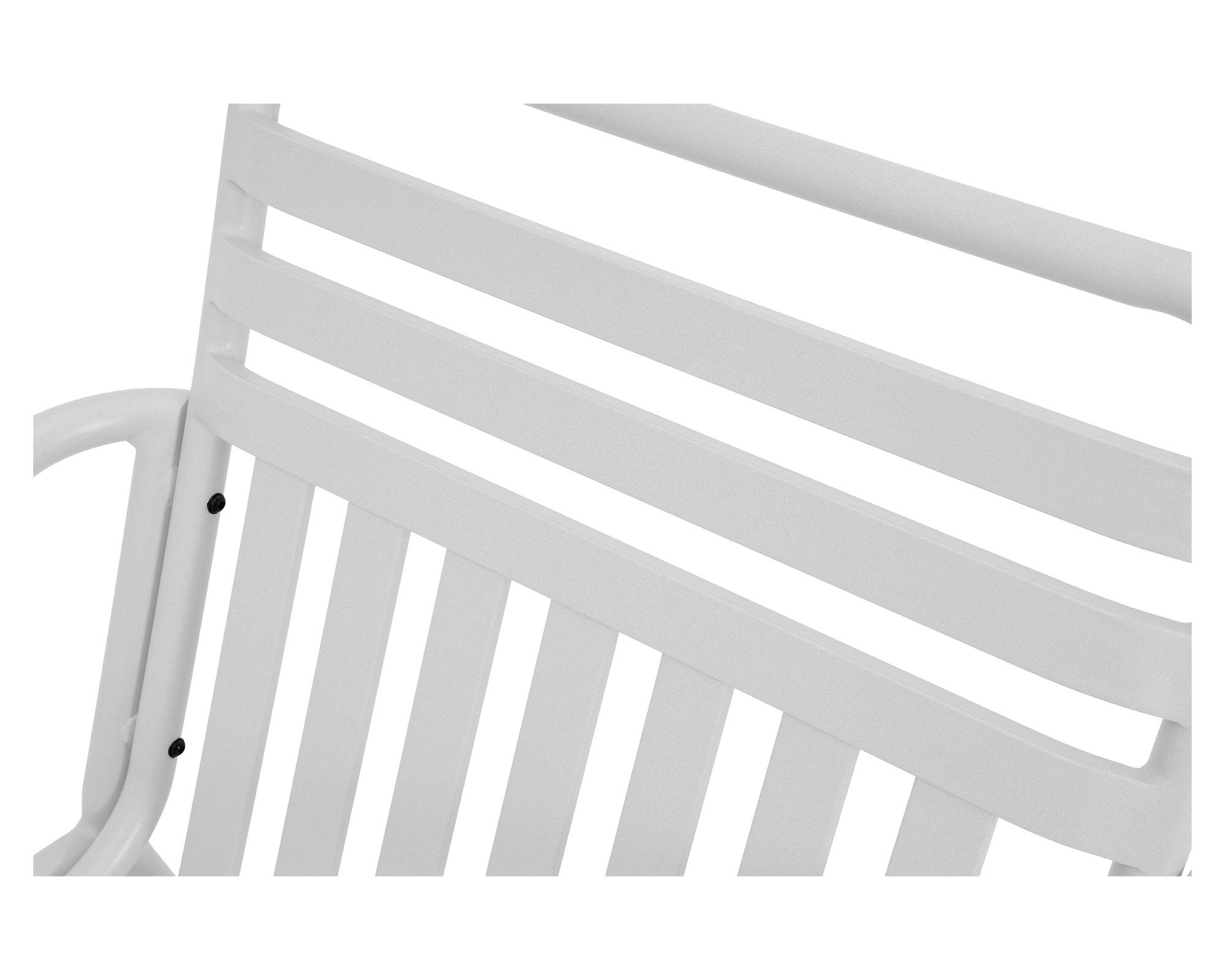 Set living 4 personas Sabrán blanco 35x105.5x55 cm-2