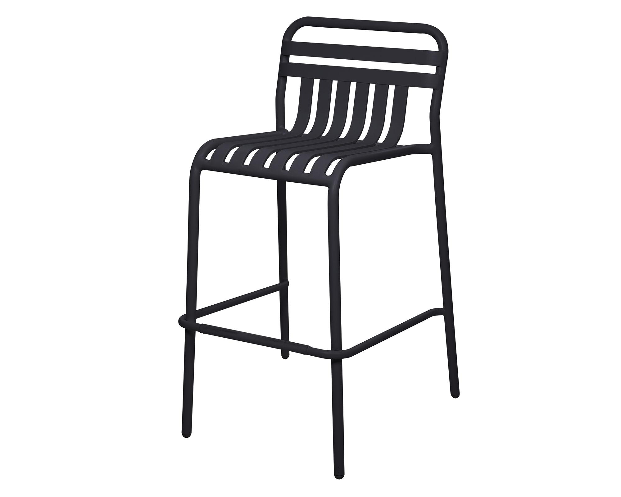 Set bar terraza 4 personas Sabrán negro-2