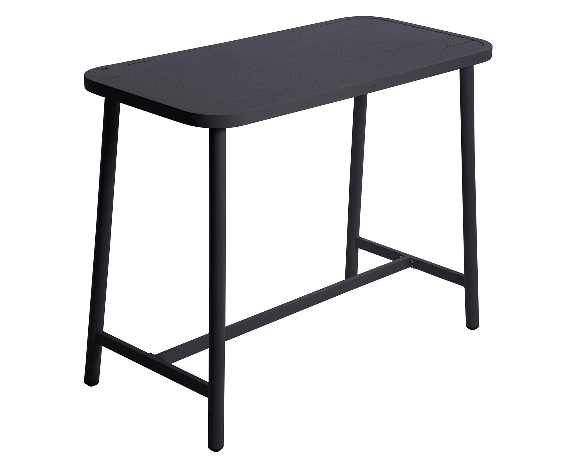 Set bar terraza 4 personas Sabrán negro-5