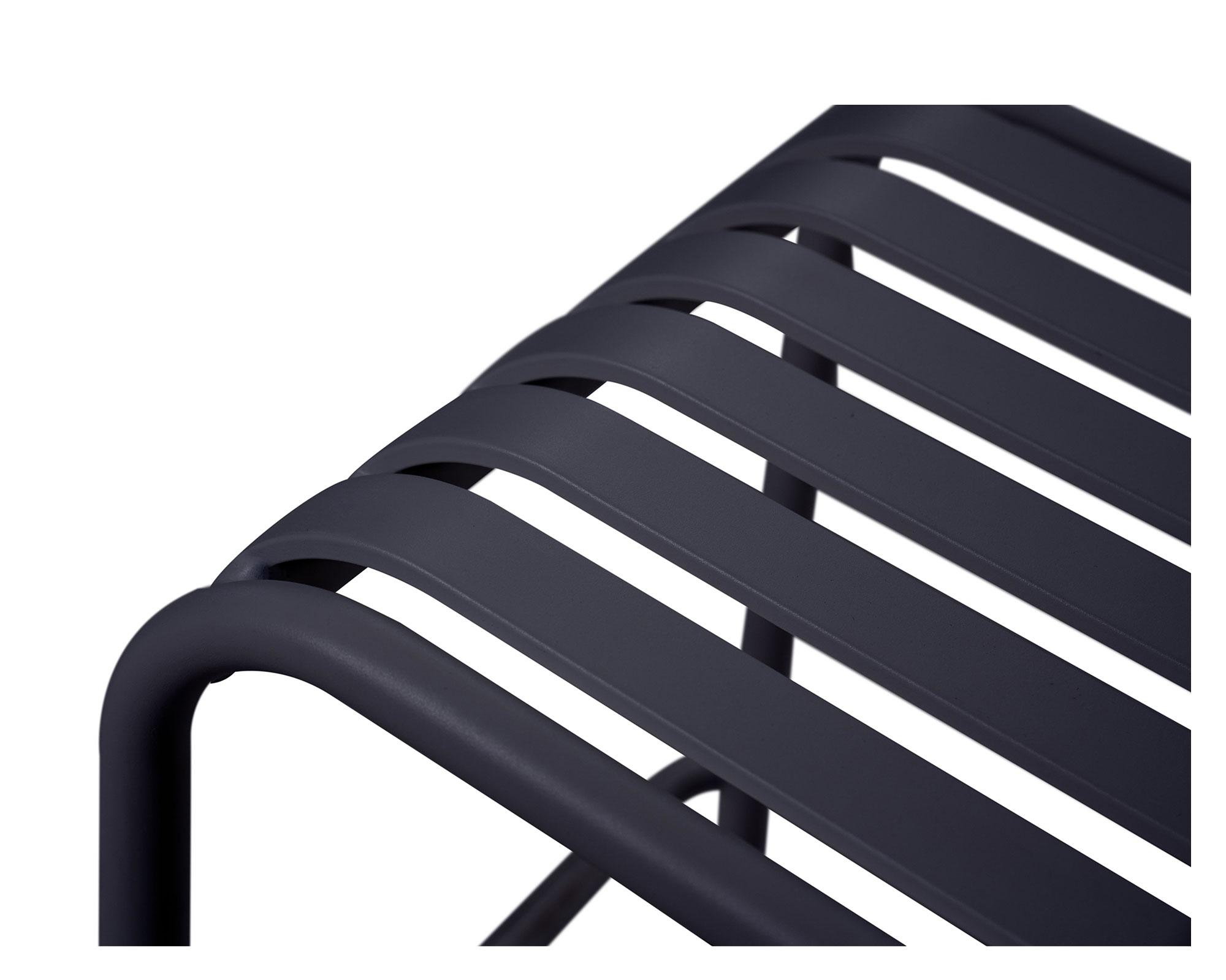 Set bar terraza 4 personas Sabrán negro-3