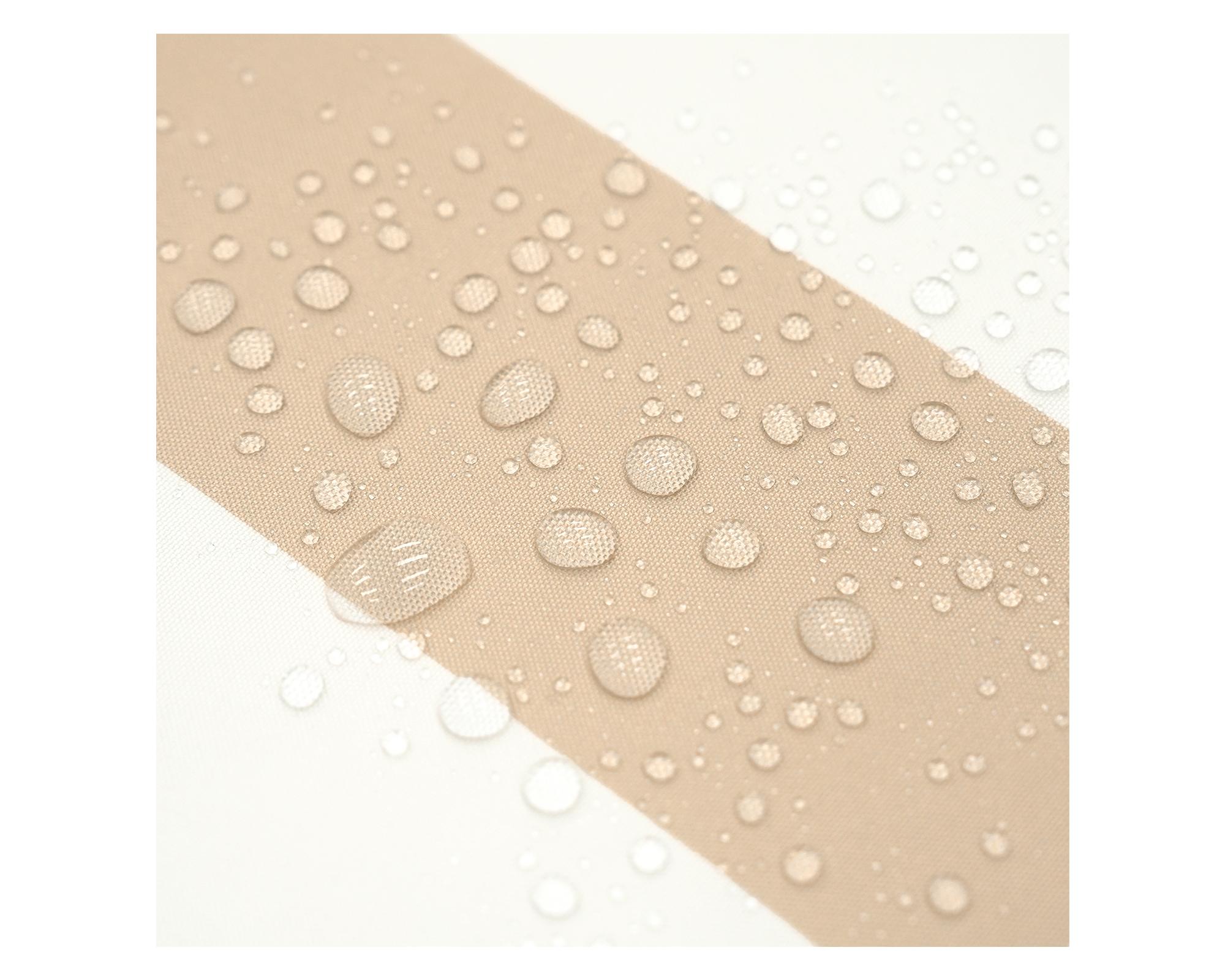 Cojín asiento Rayas taupe/blanco 45x45 cm-5