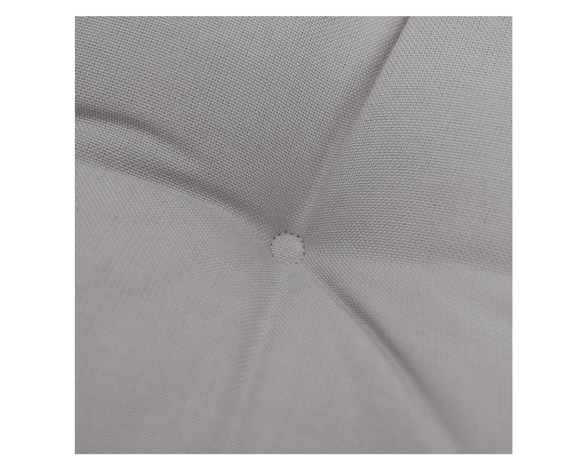Cojín asiento Liso gris 45x45 cm-4