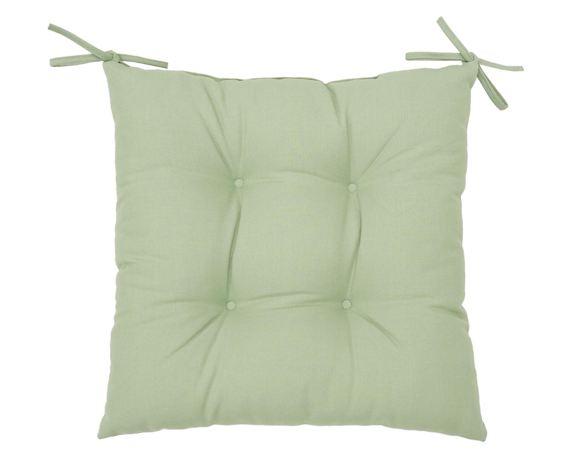 Cojín asiento Liso verde 45x45 cm-0