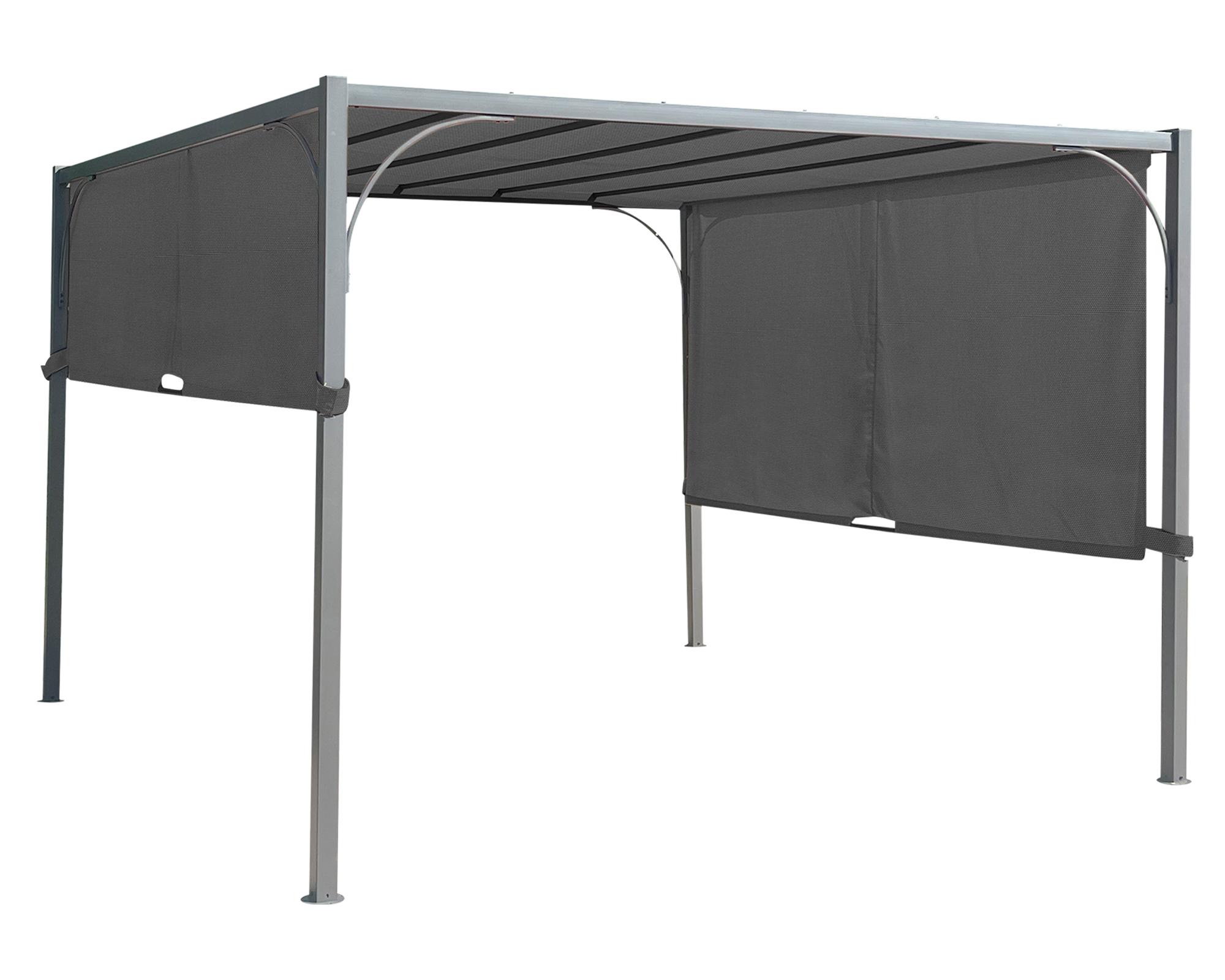 Pérgola Albany gris 210x293x293 cm-0
