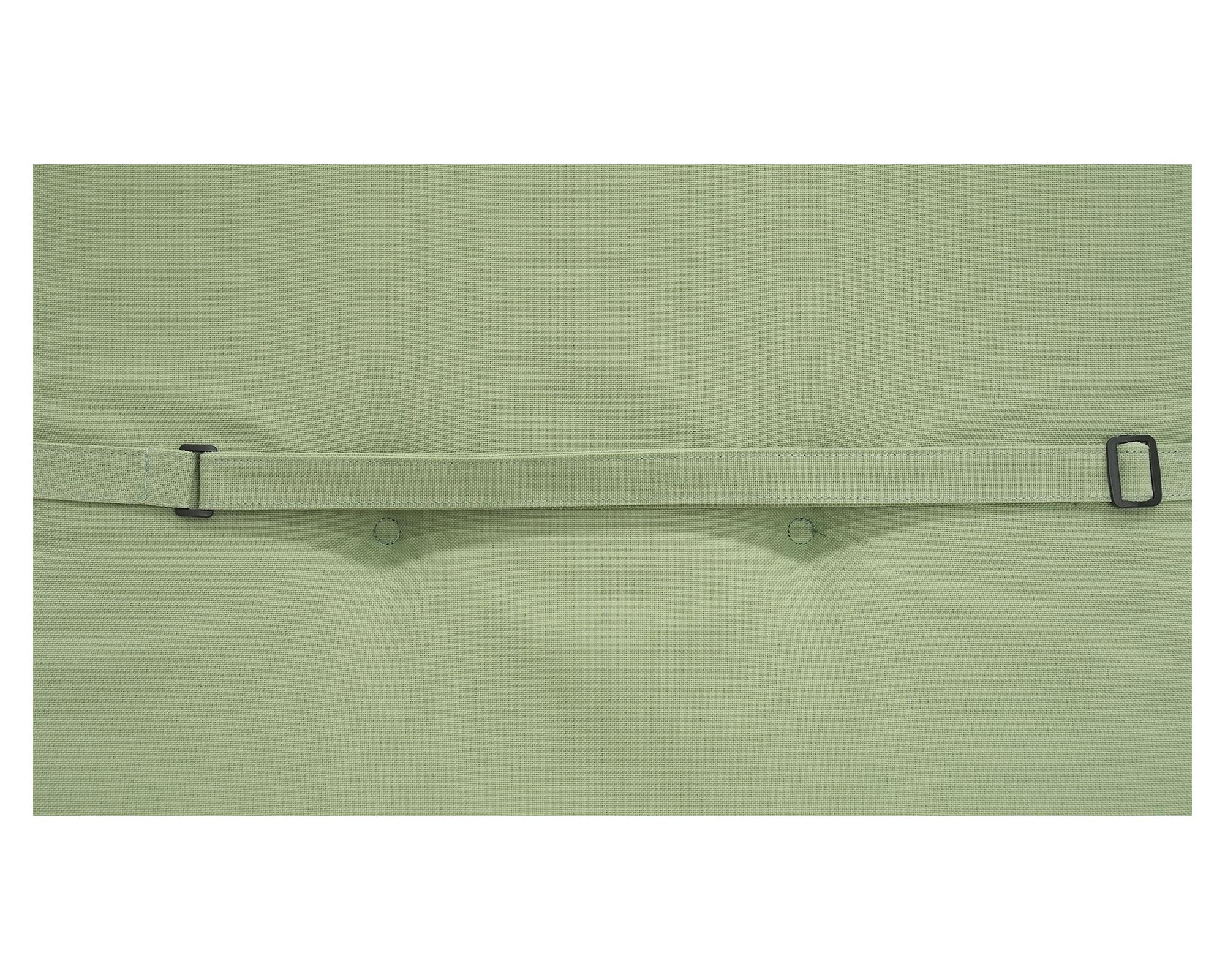 Cojín reposera Liso verde 60x195 cm-6