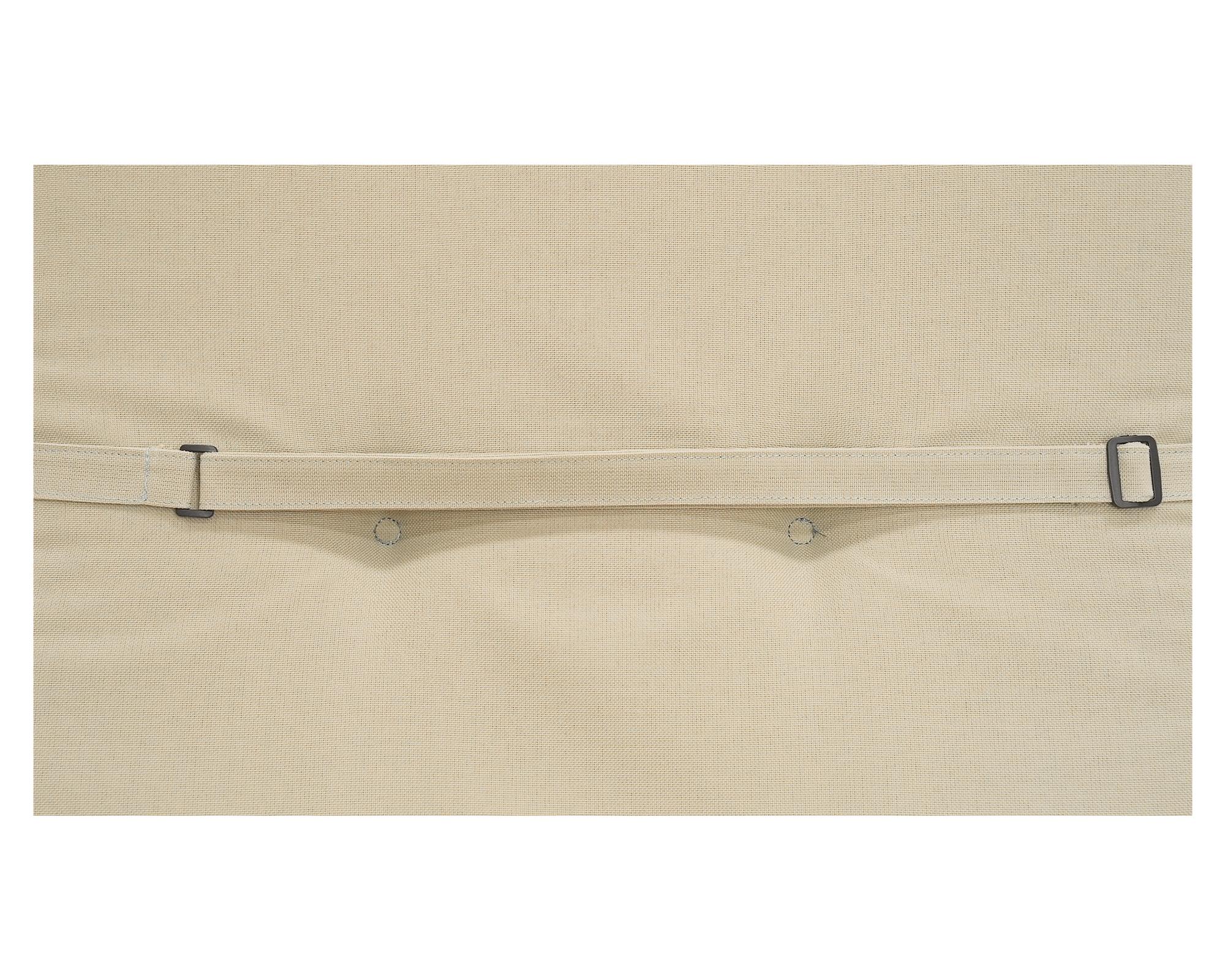 Cojín reposera Liso crudo 60x195 cm-5