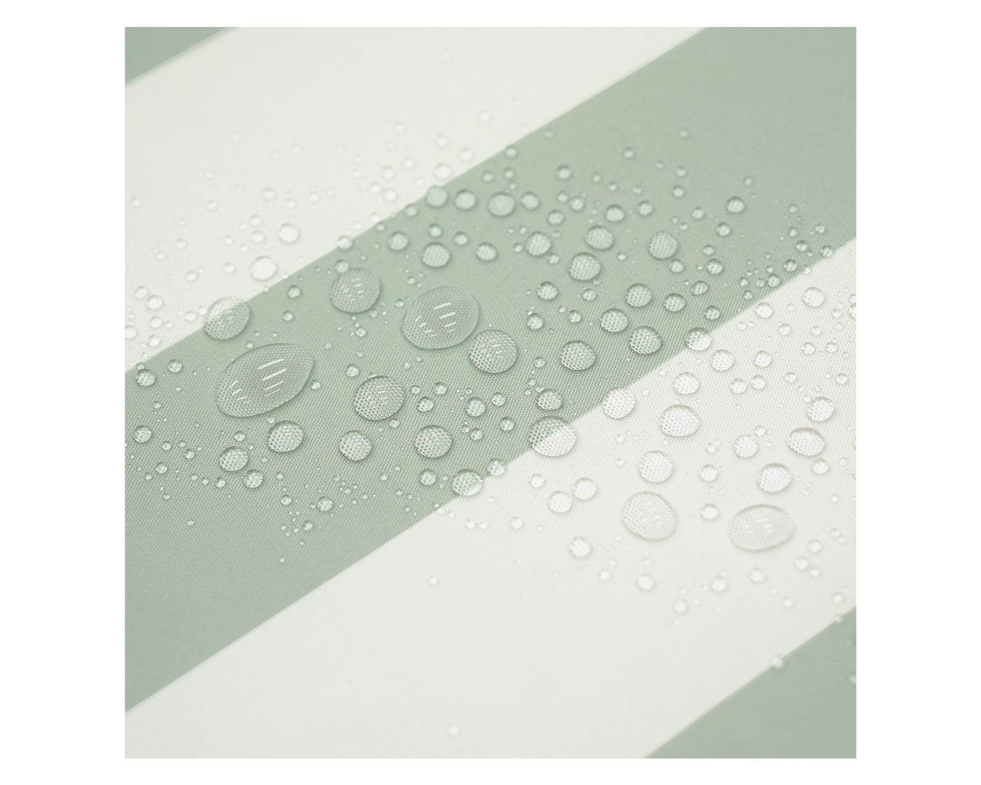 Cojín reposera Rayas verde salvia/blanco 60x195 cm-6