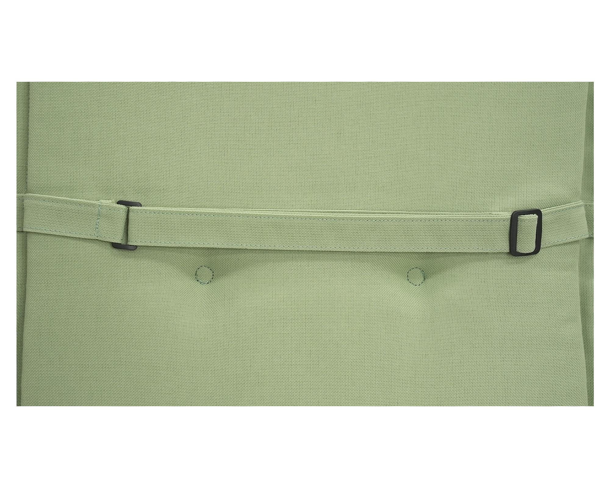 Cojín asiento respaldo Liso verde 43x110 cm-5