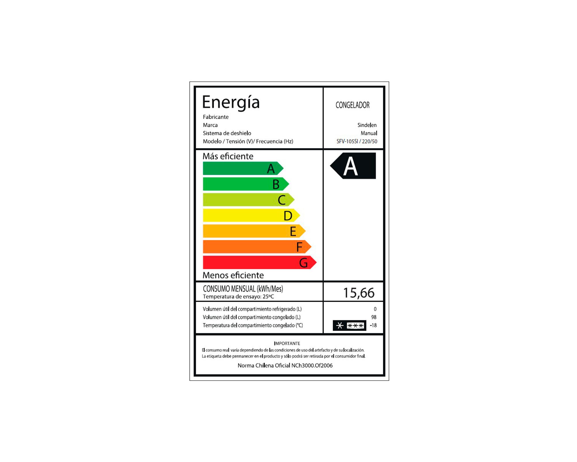 Freezer vertical SFV-105SI silver 98 lt-4