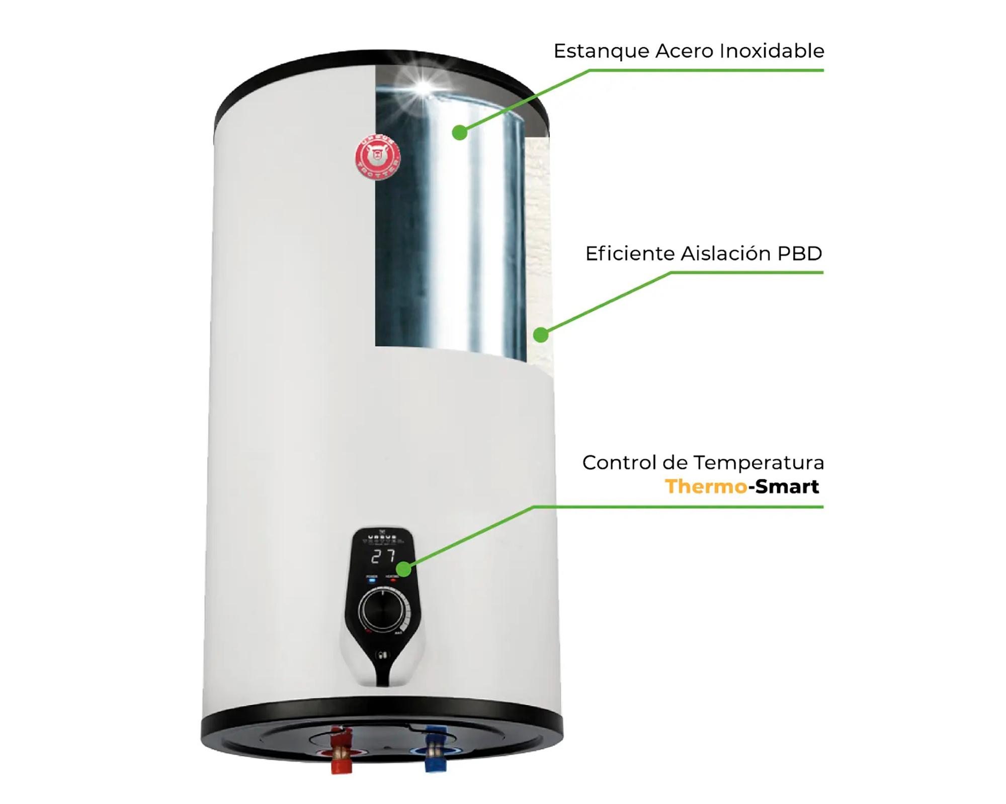 Termo eléctrico UT Inox 80 lt-5