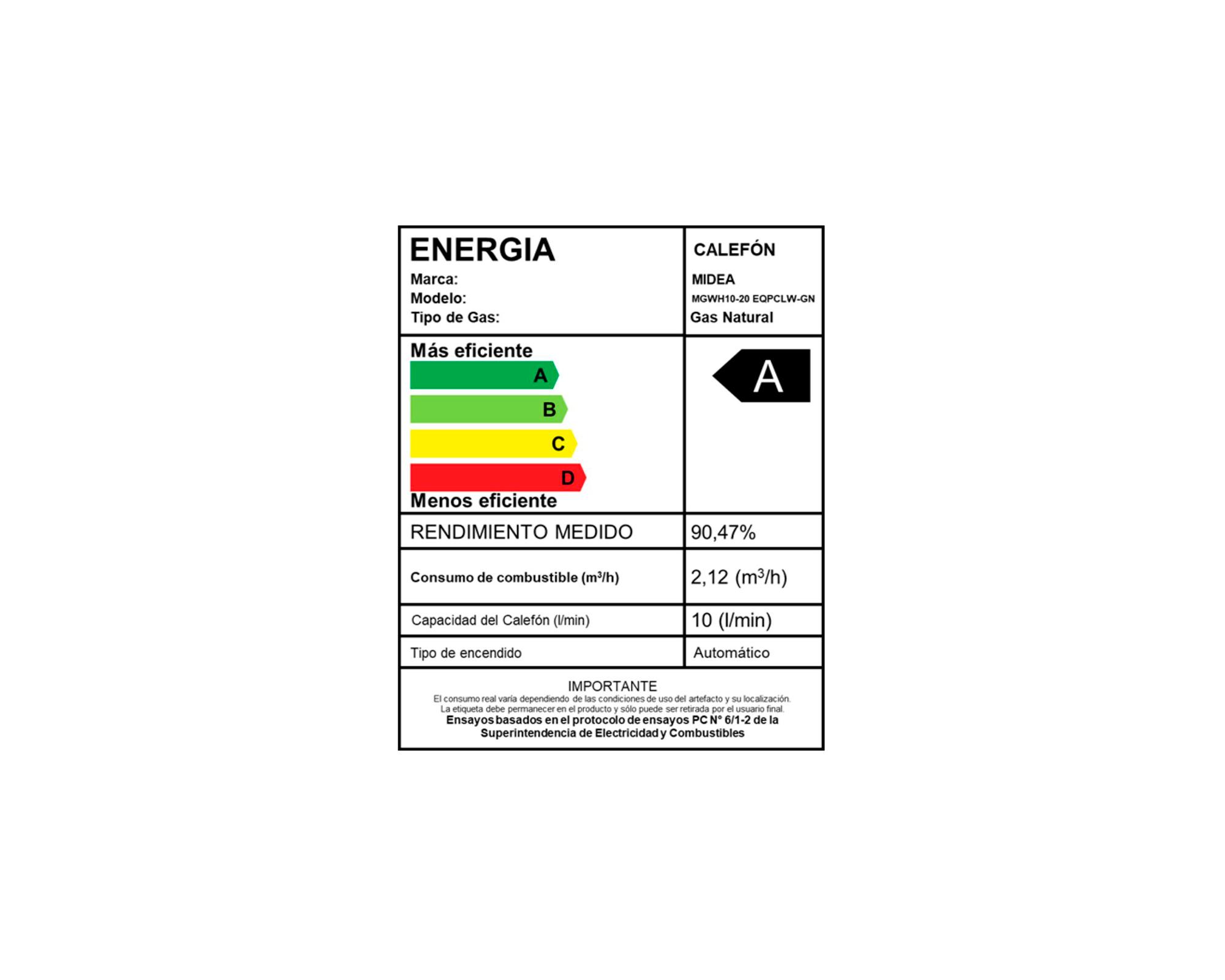 Calefont MGWH10-20EQPCLW-GN 10 lt tiro forzado gas natural-6
