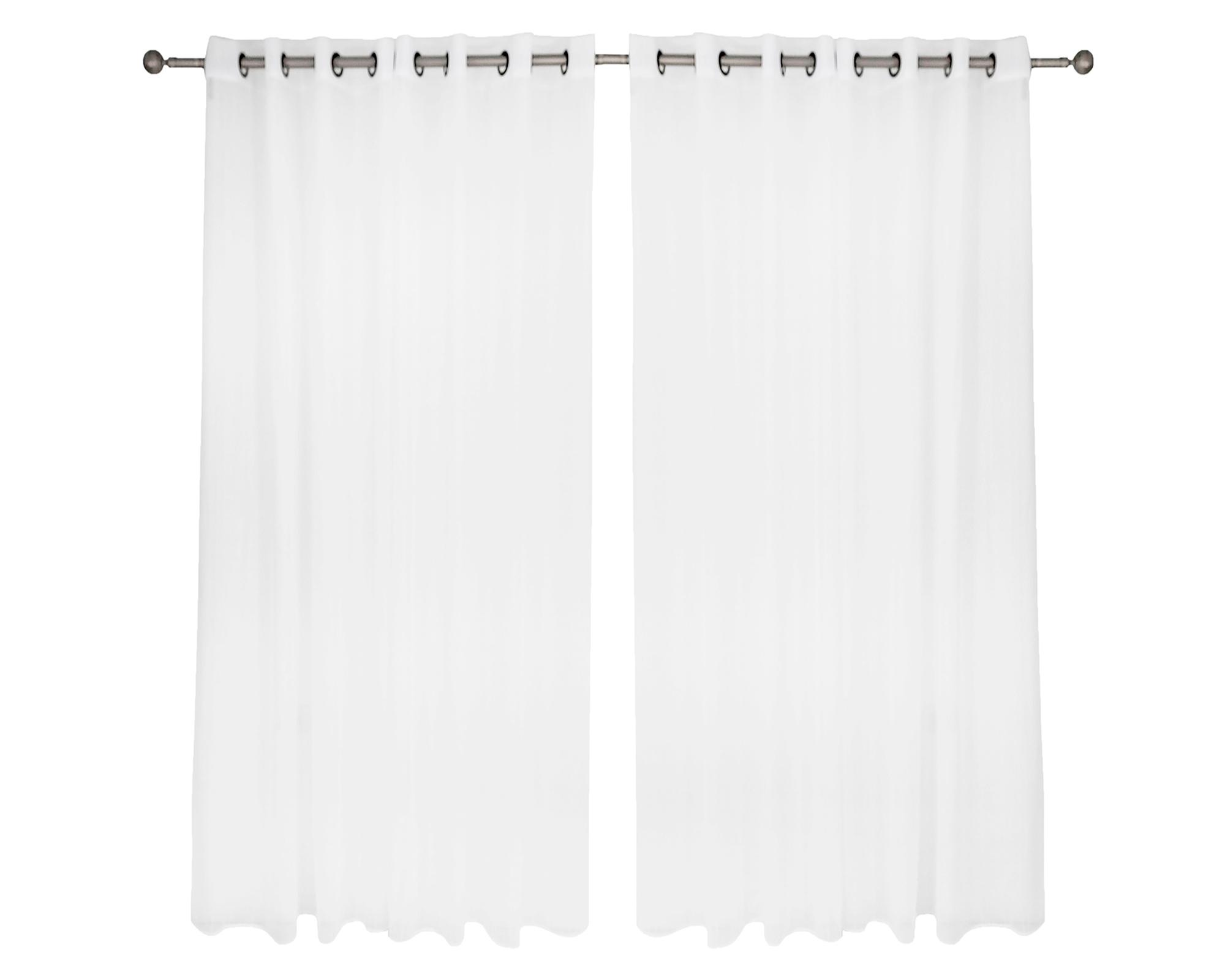 Velo liso argolla 220x140 cm blanco-0