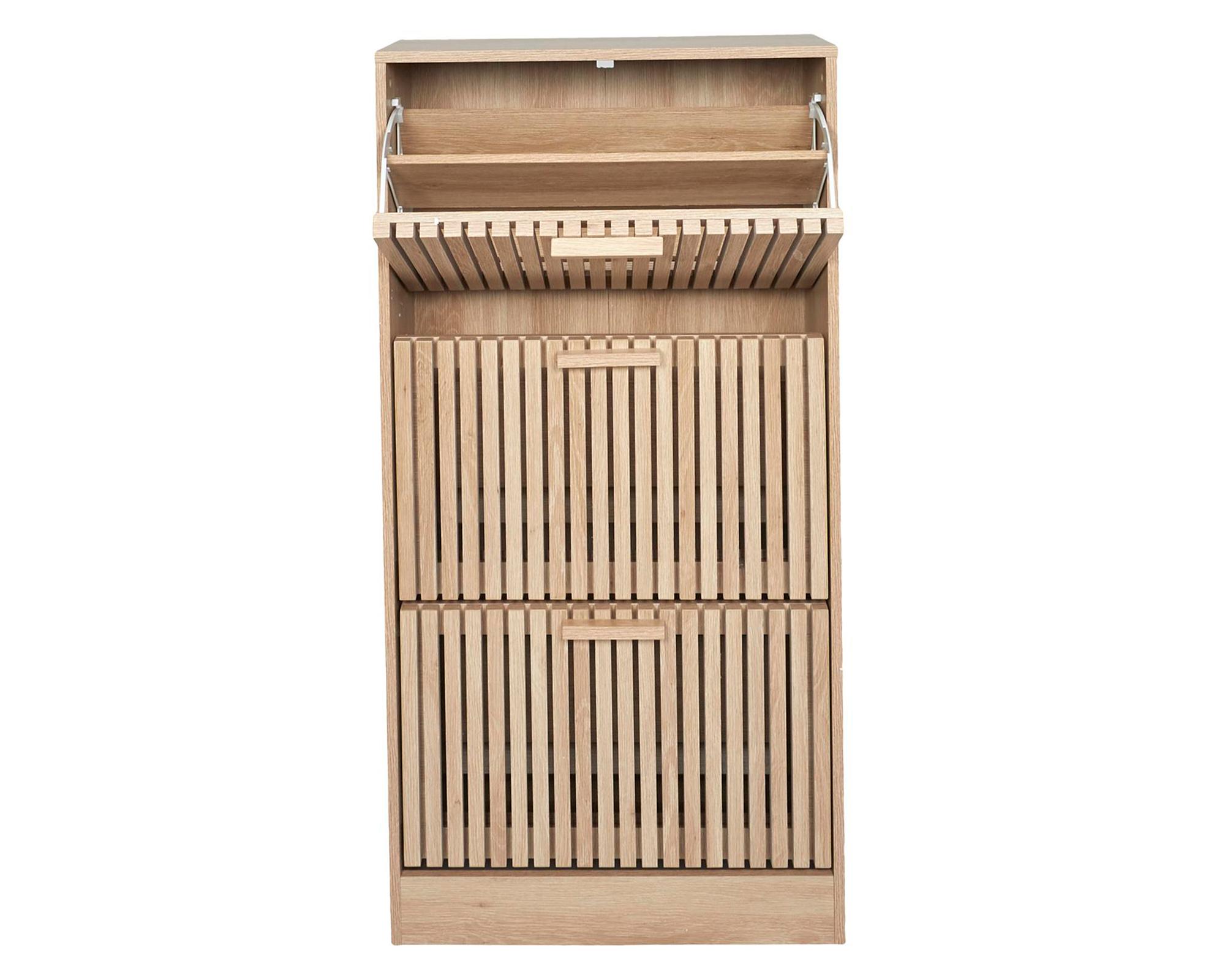 Zapatera Atenea natural 113x60x24 cm-2