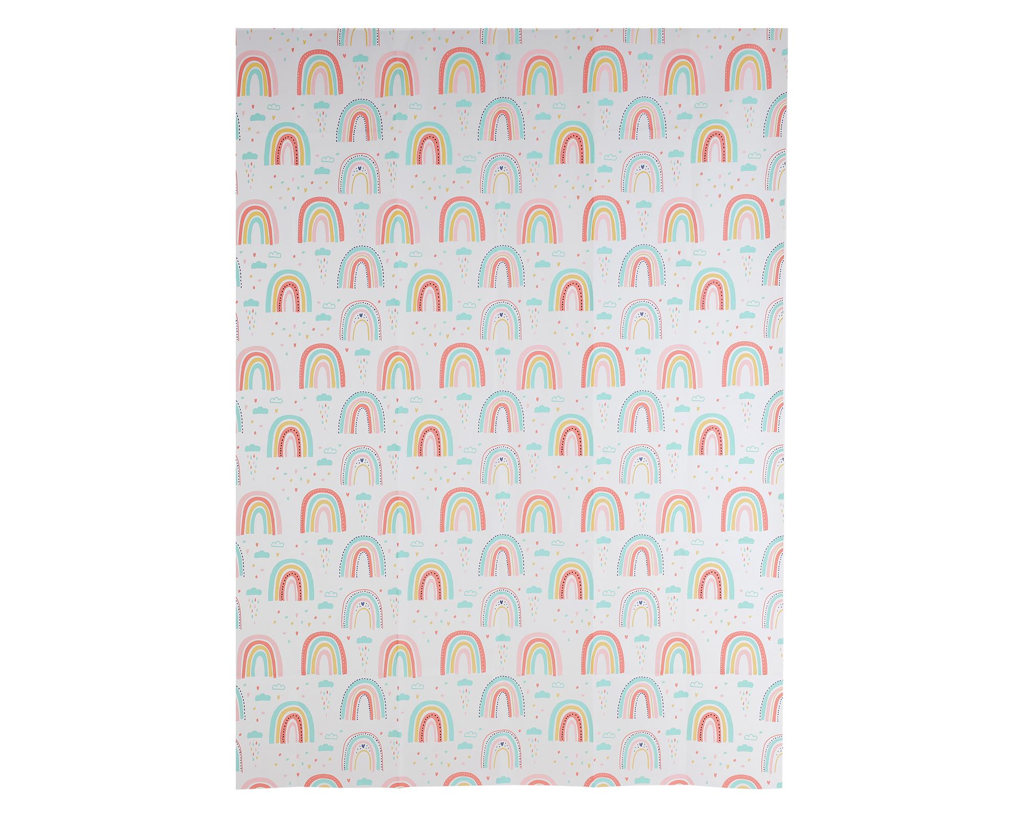 Cortina baño Kids Arcoíris 180x180 cm-0