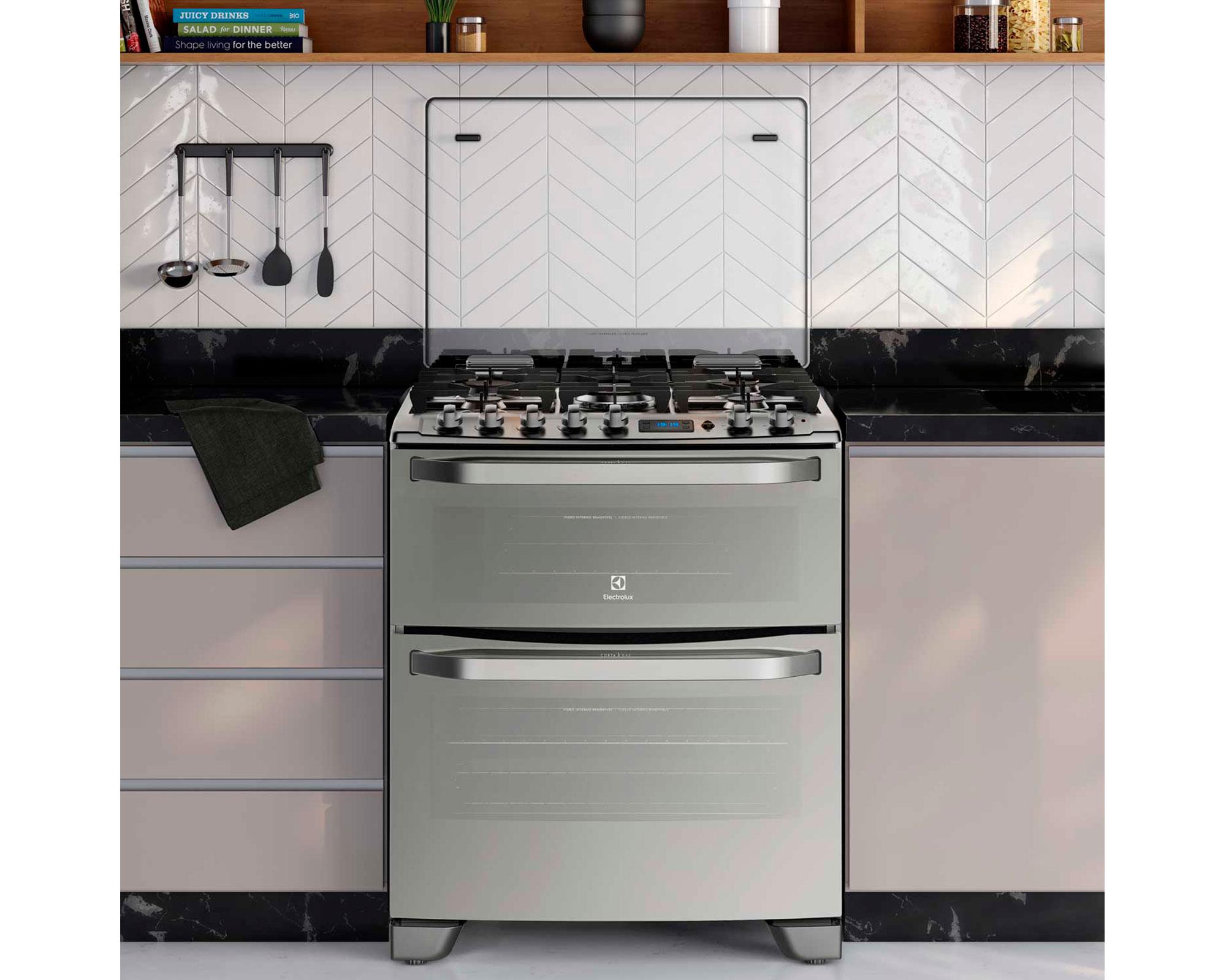 Cocina 76DXA 5 quemadores gas licuado inox-4