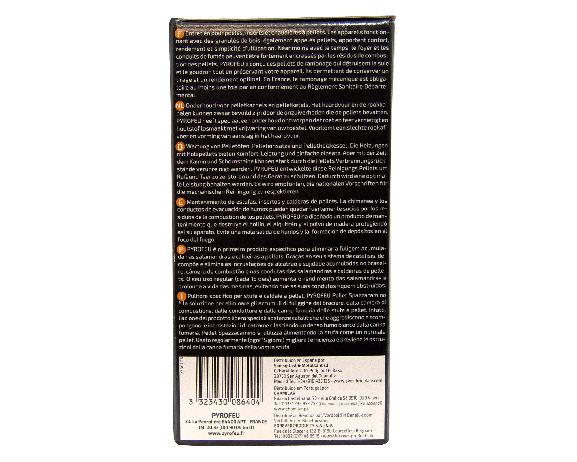 Deshollinador Estufa pellet 1.5 kg-2