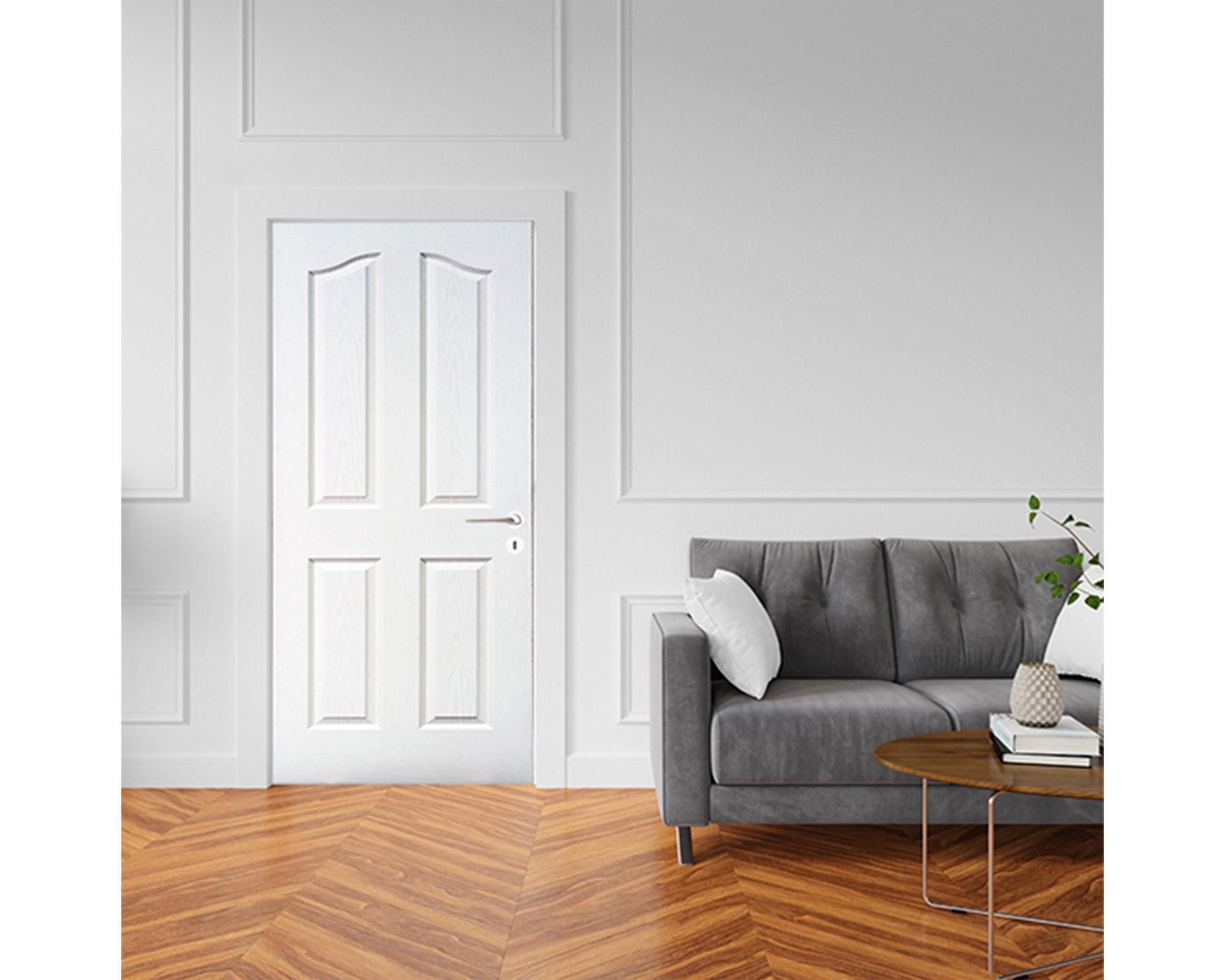 Puerta pre pintada Maullin HDF 60x200 cm-1