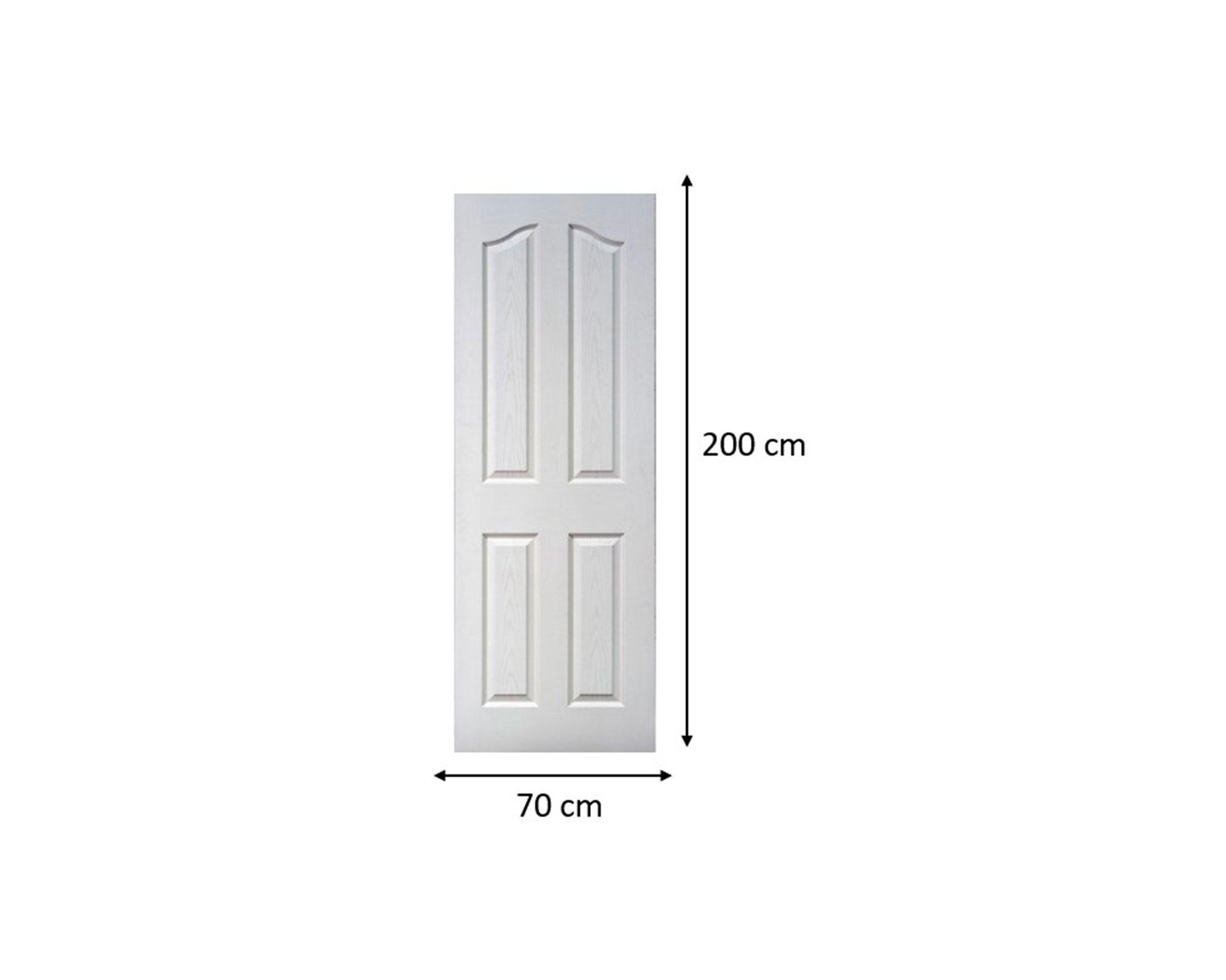 Puerta pre pintada Maullin HDF 70x200 cm-2