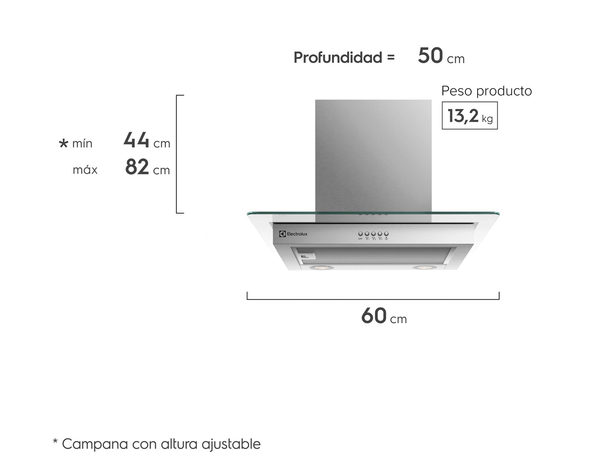Campana mural CE6VX 213W-6