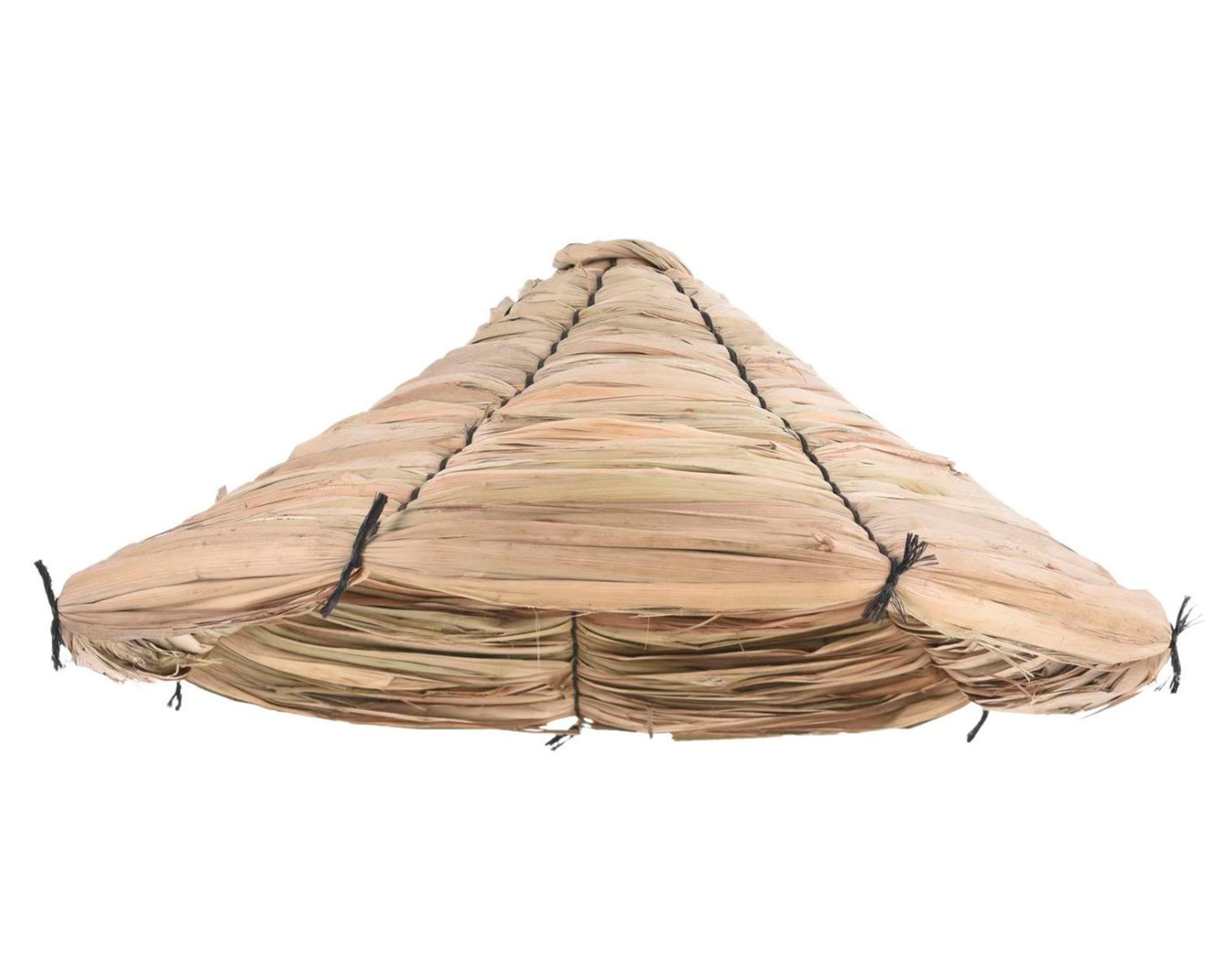 Adorno paraguas de Totora rustica 80 cm beige-0