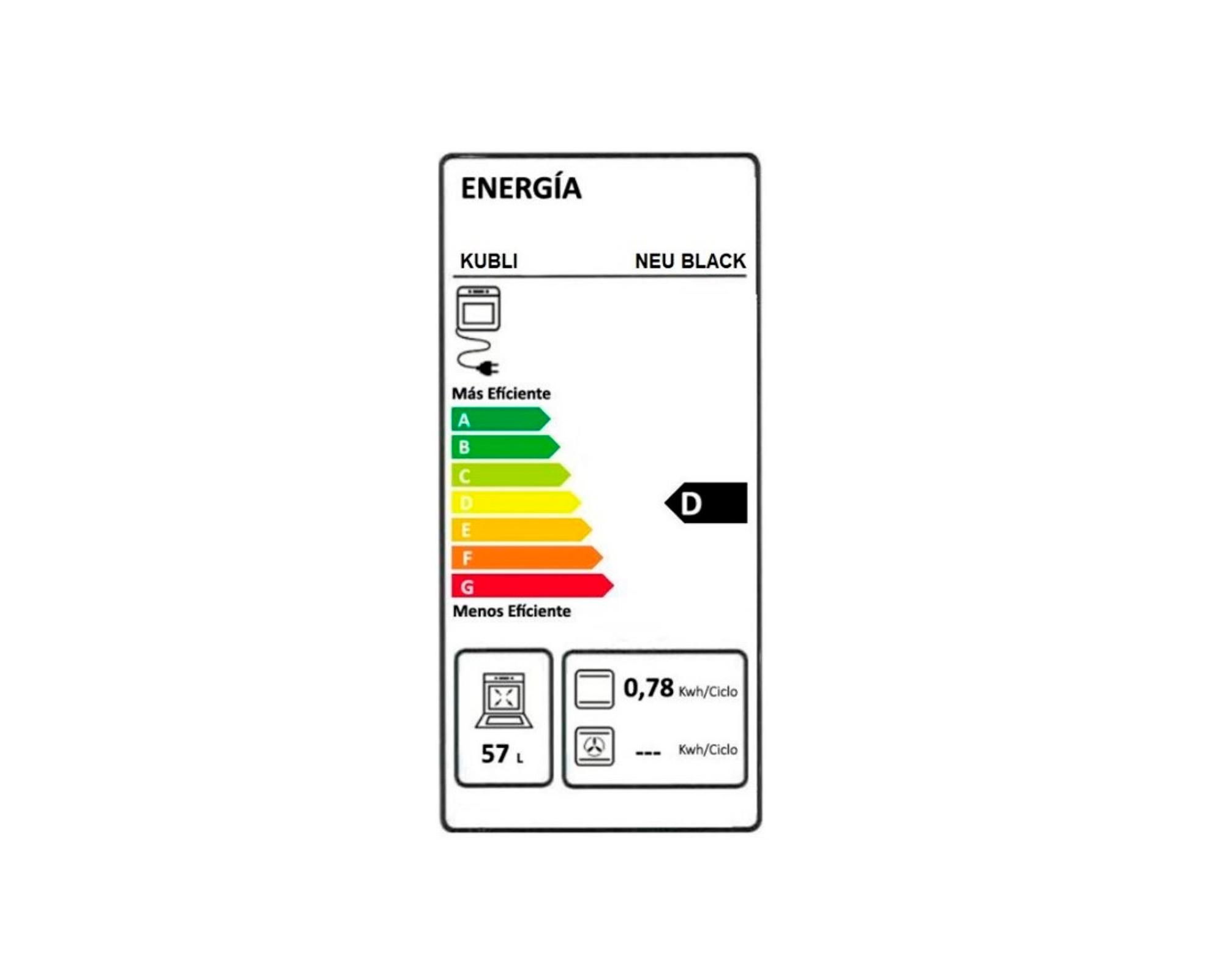 Horno eléctrico Neu Black 57 lt-5