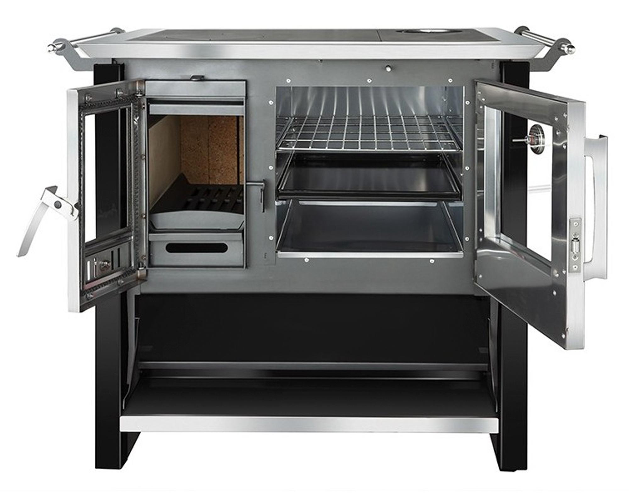 Cocina a leña Allegra negro-1