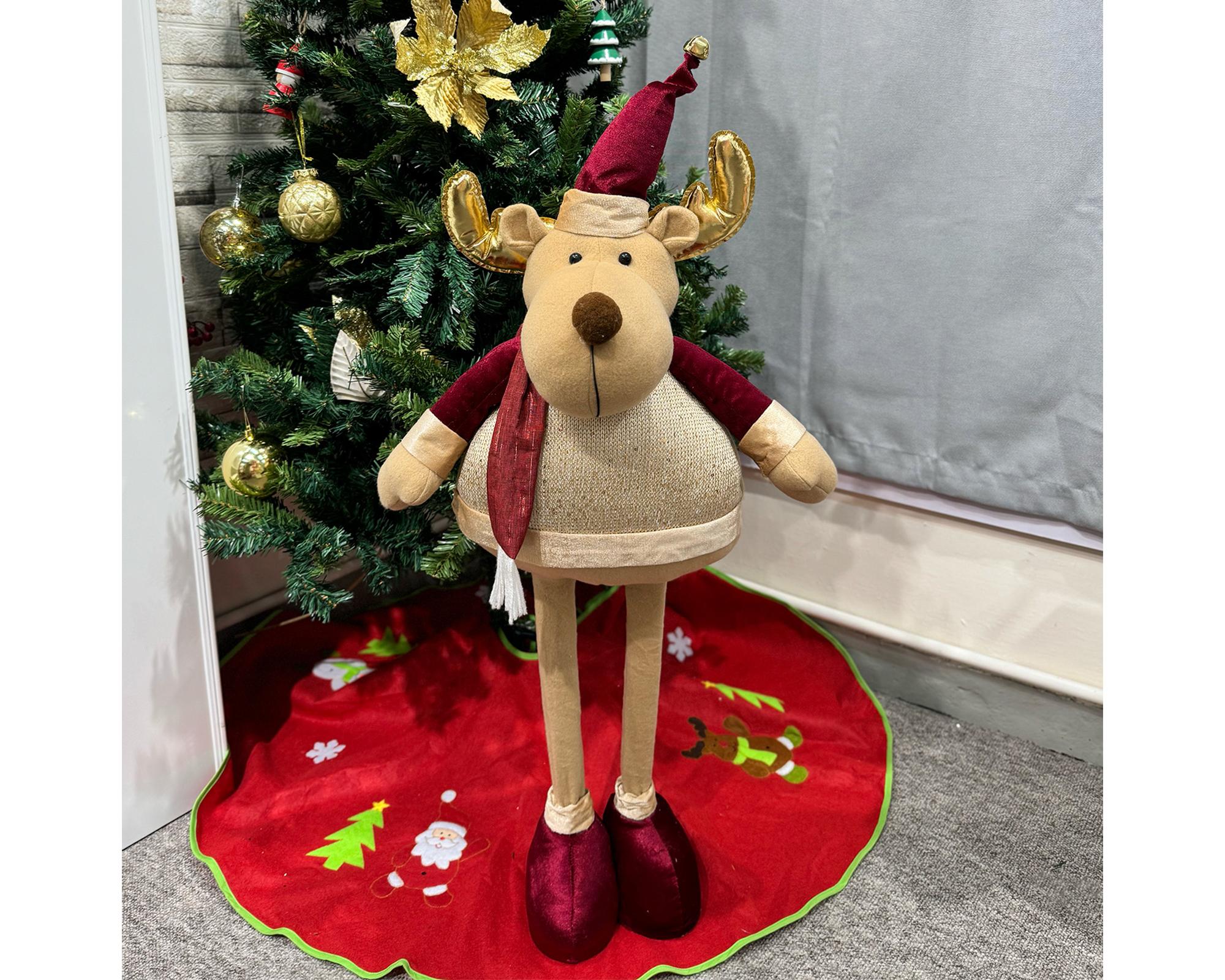 Muñeco Reno extendible colección brillos 90 cm-2