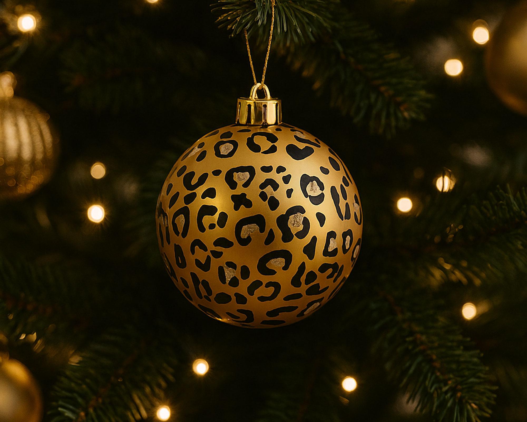 Esfera Cheeta Safari 8 cm-1