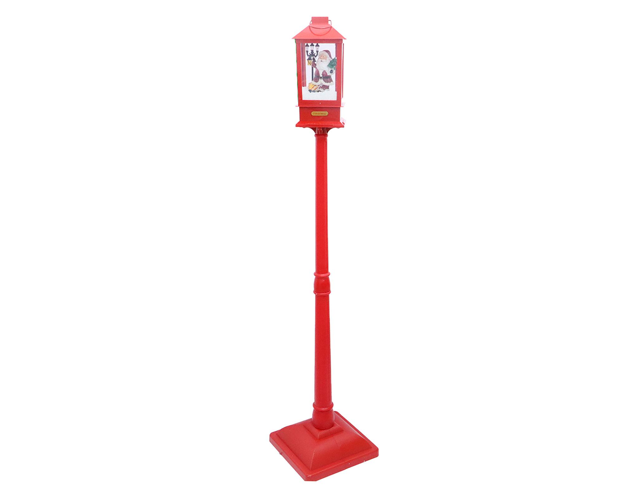 Farol pie rojo 156x32x32 cm-0