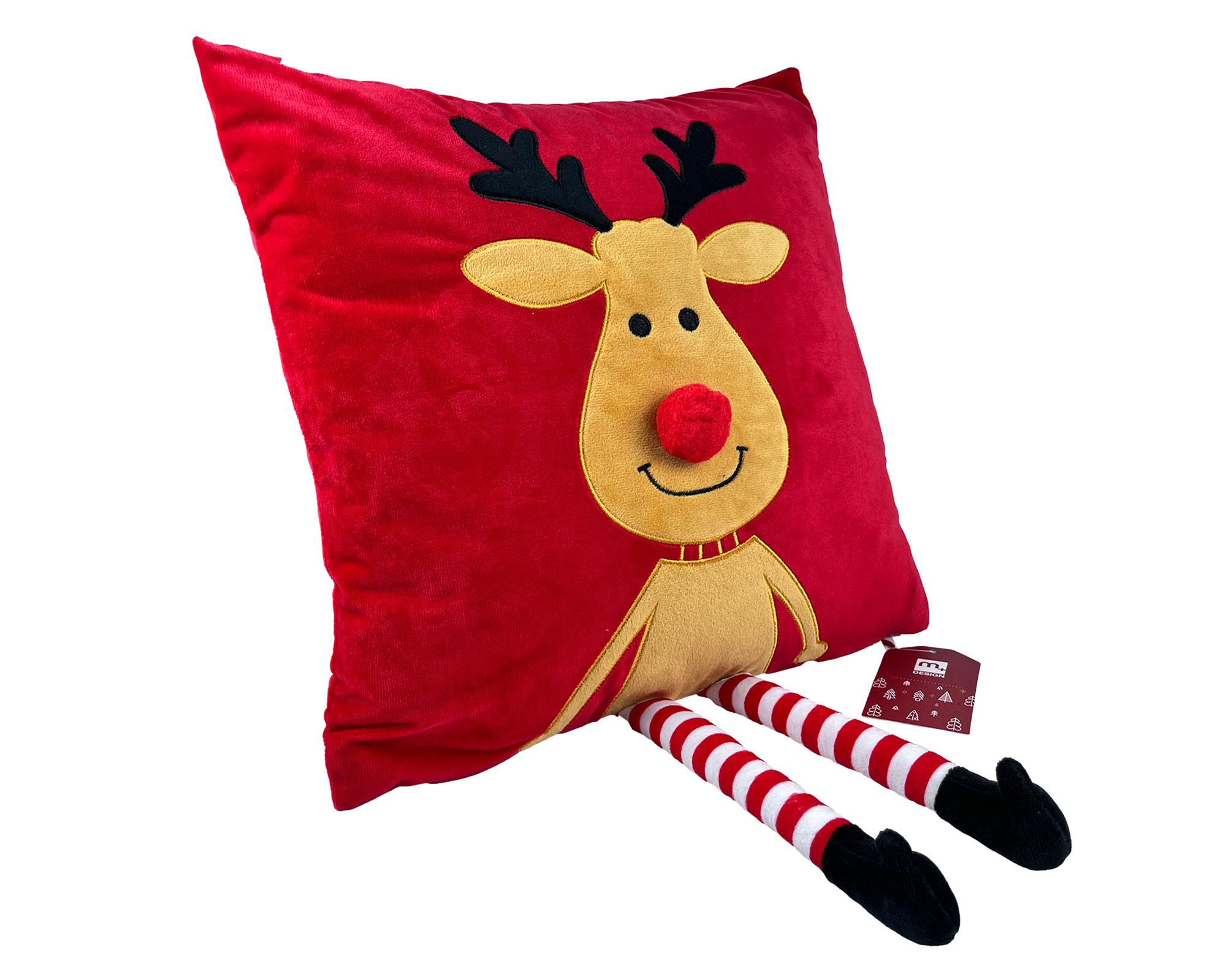 Cojín Reno piernas largas 40x40 cm-2