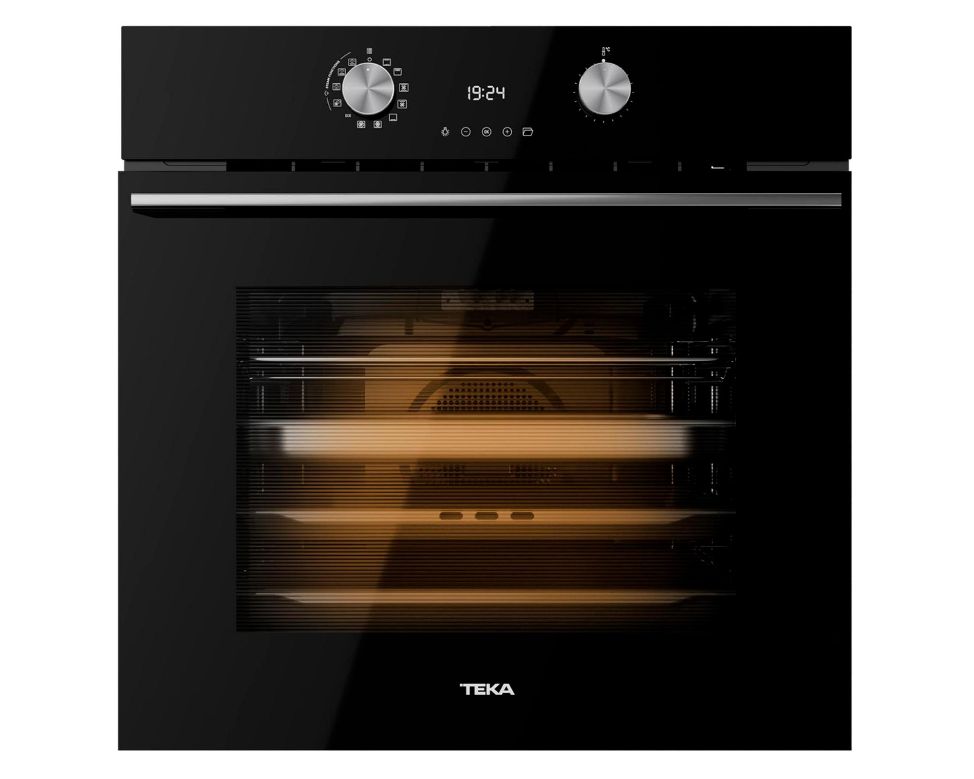 Horno eléctrico empotrado HLB-8550 SC BK negro 63 lt-0