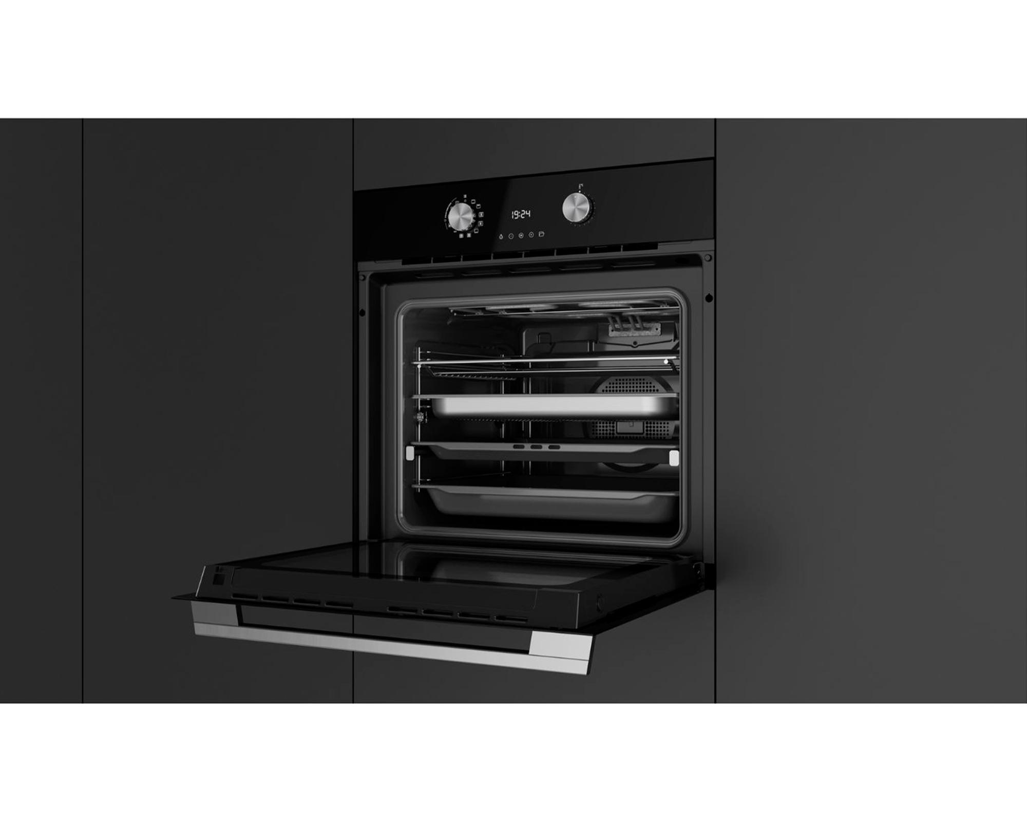 Horno eléctrico empotrado HLB-8550 SC BK negro 63 lt-4
