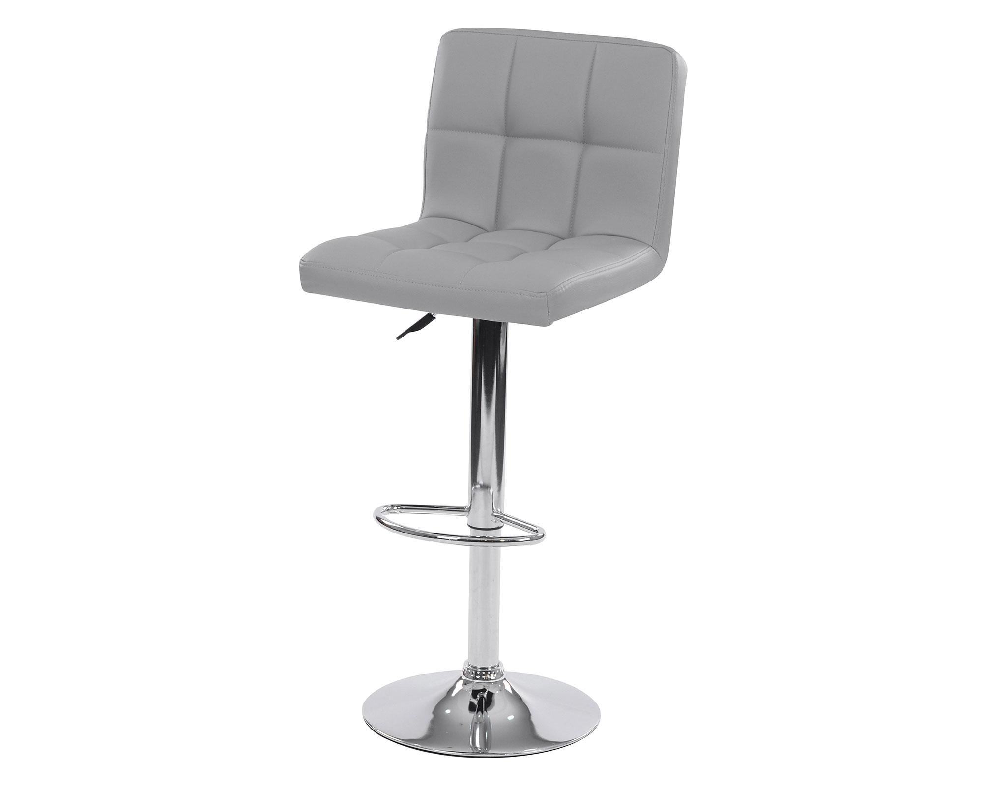 Silla bar Lura 90-111.5x44x51.5 cm gris-2