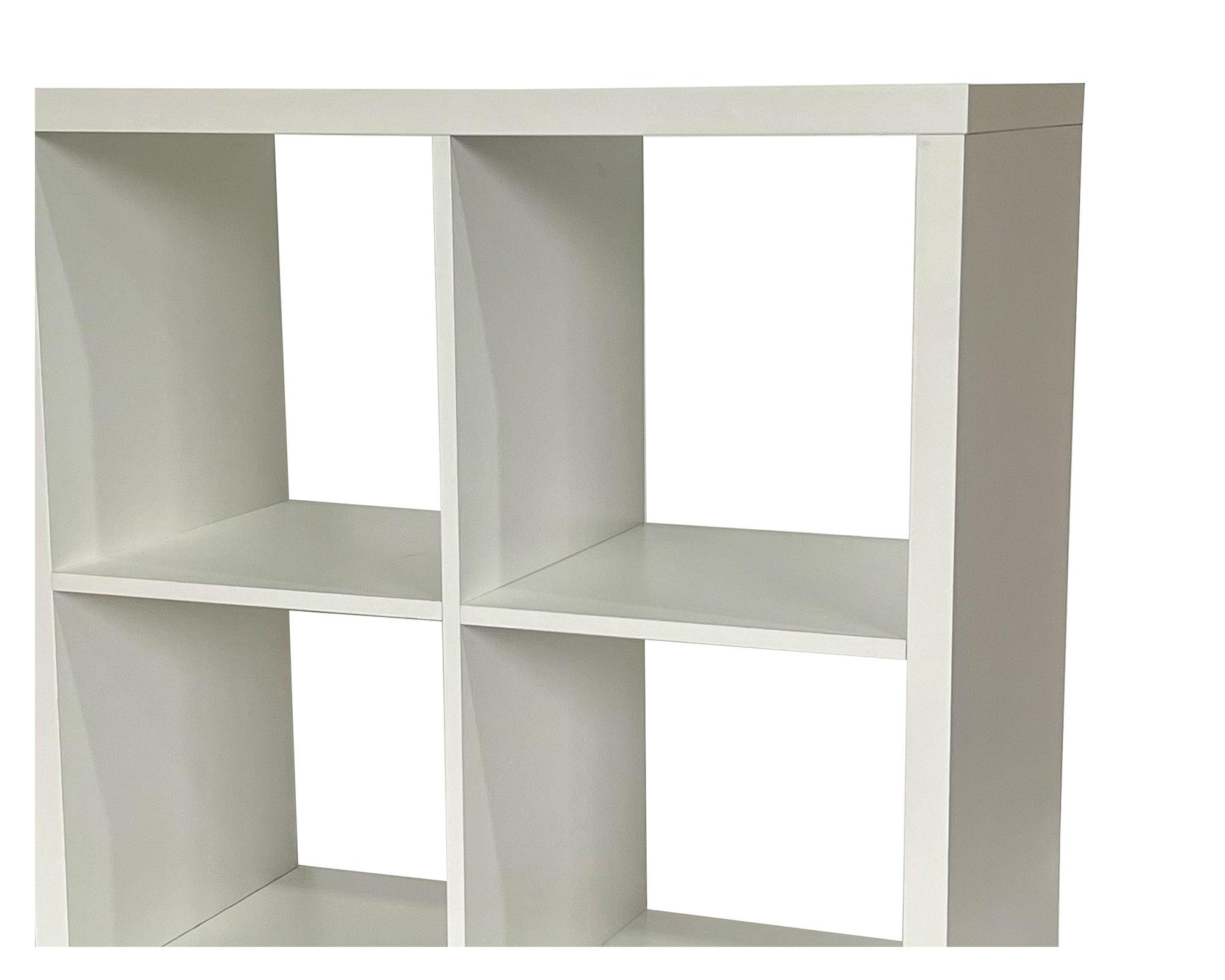 Estante Liam blanco 4 espacios 77x77x39 cm-3