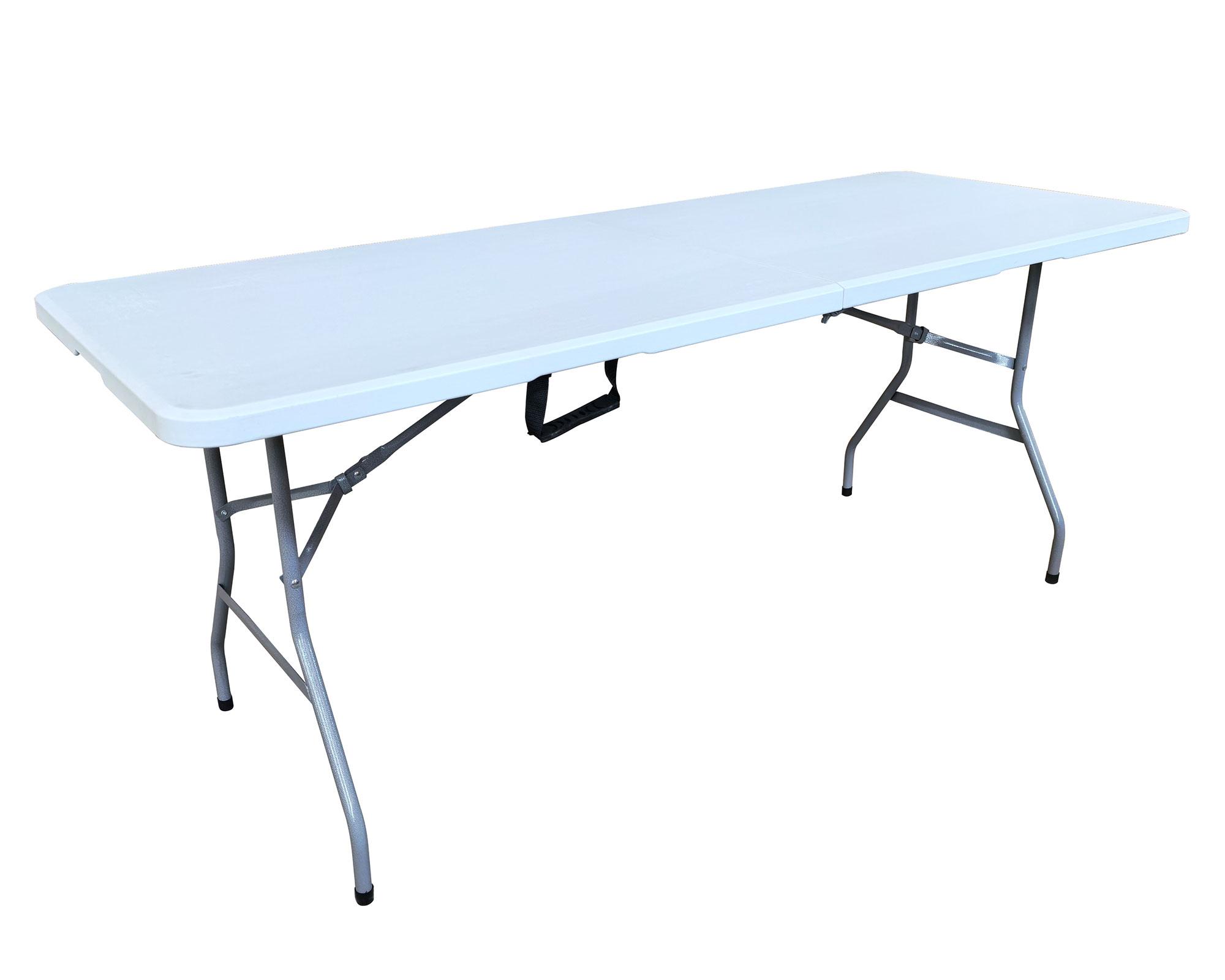 Mesa plegable rectangular 70x180x74 cm-0