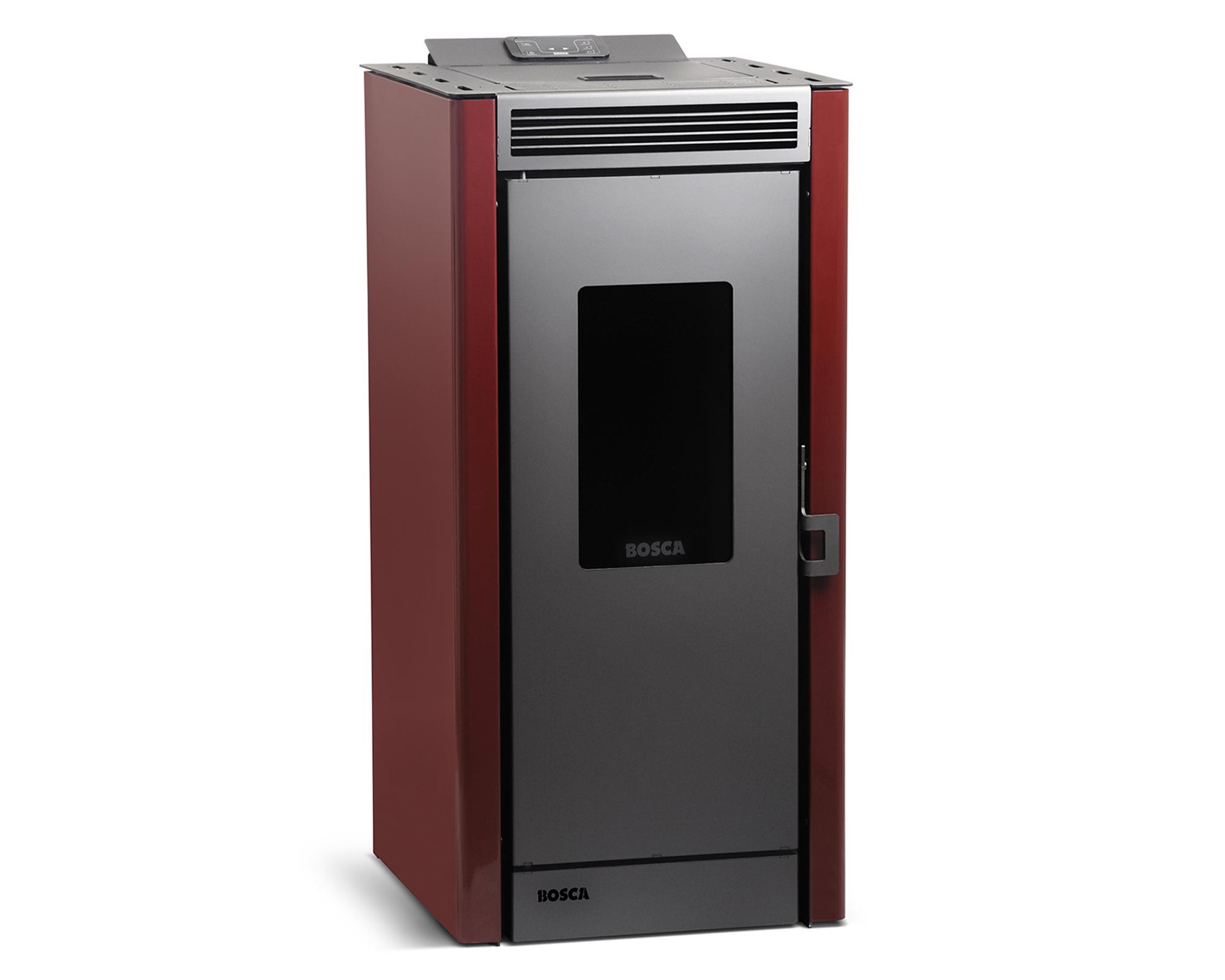 Calefactor a Pellet Black Vision Burdeo + Kit Vertical Pellet 80 mm-1