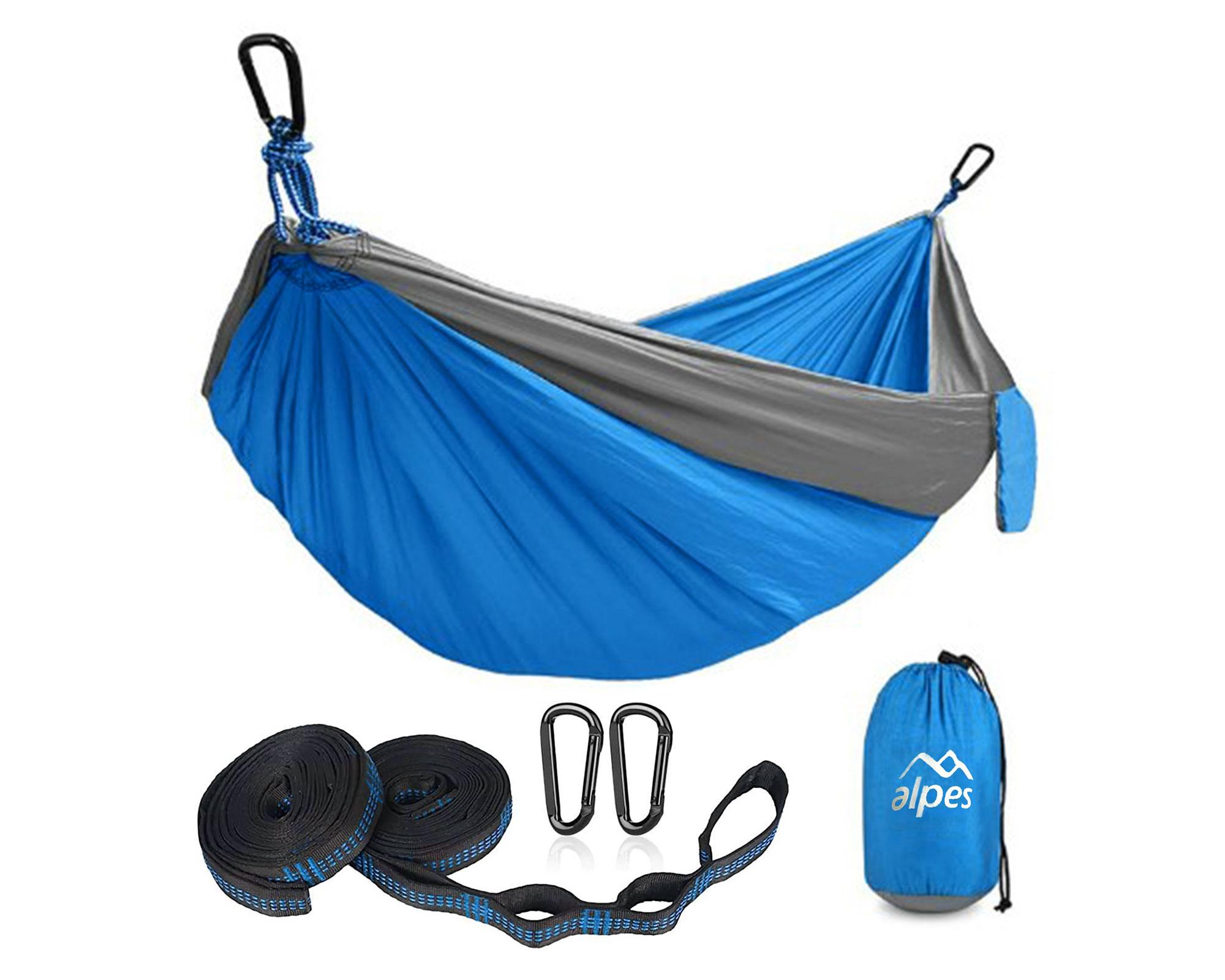 Hamaca camping azul-2