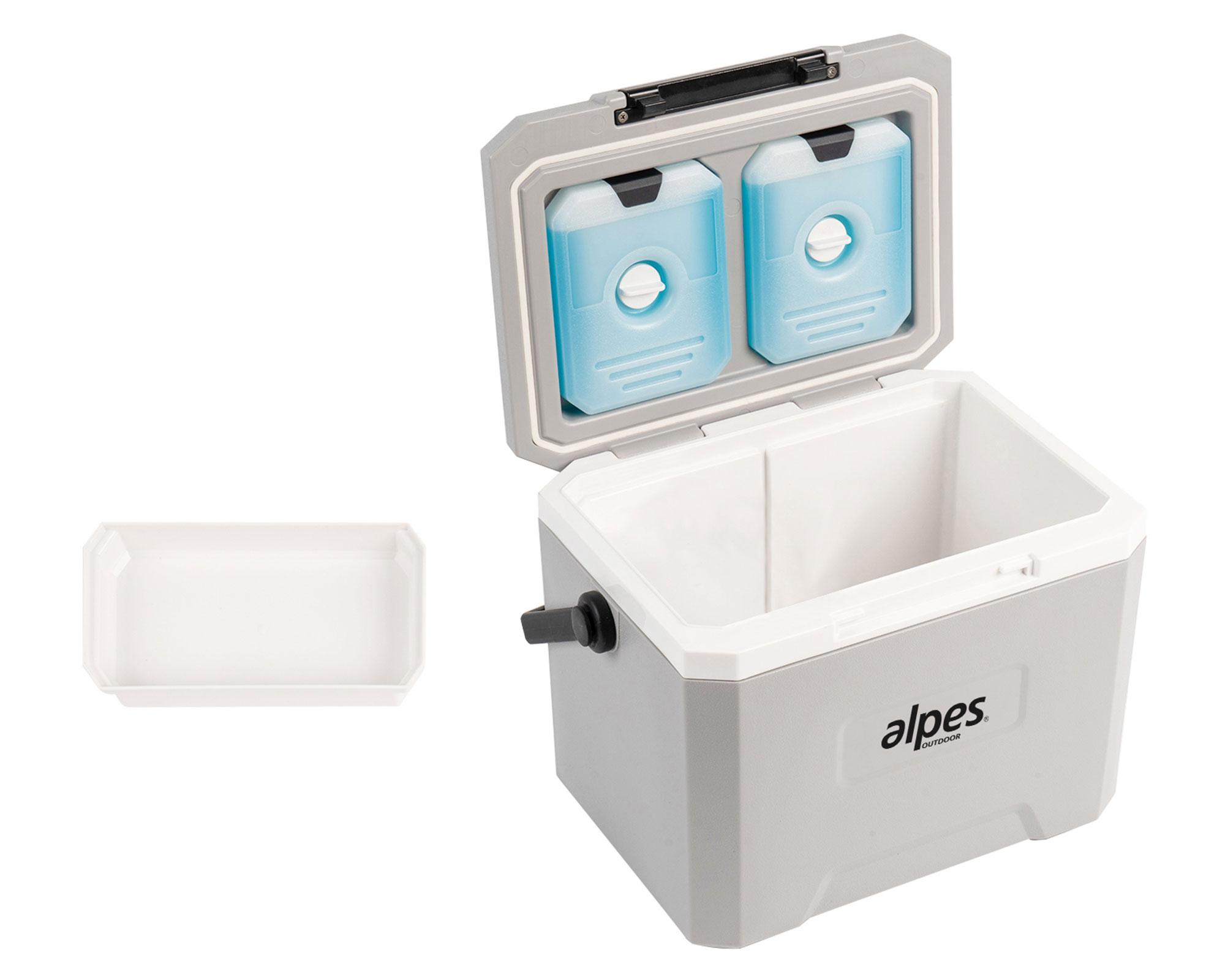 Nevera rígida gris 12 lt-2