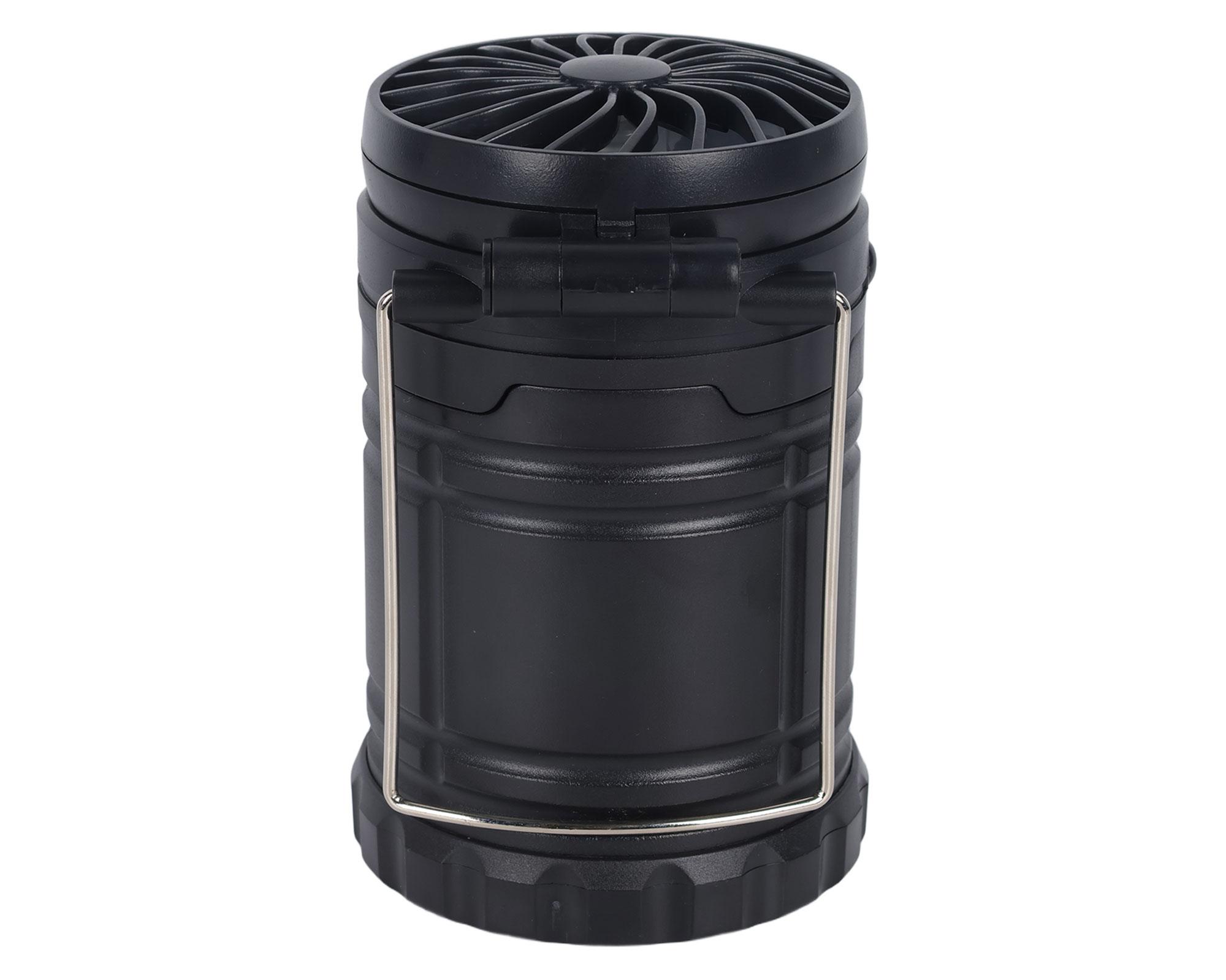 Ventilador portátil con luz negro-5