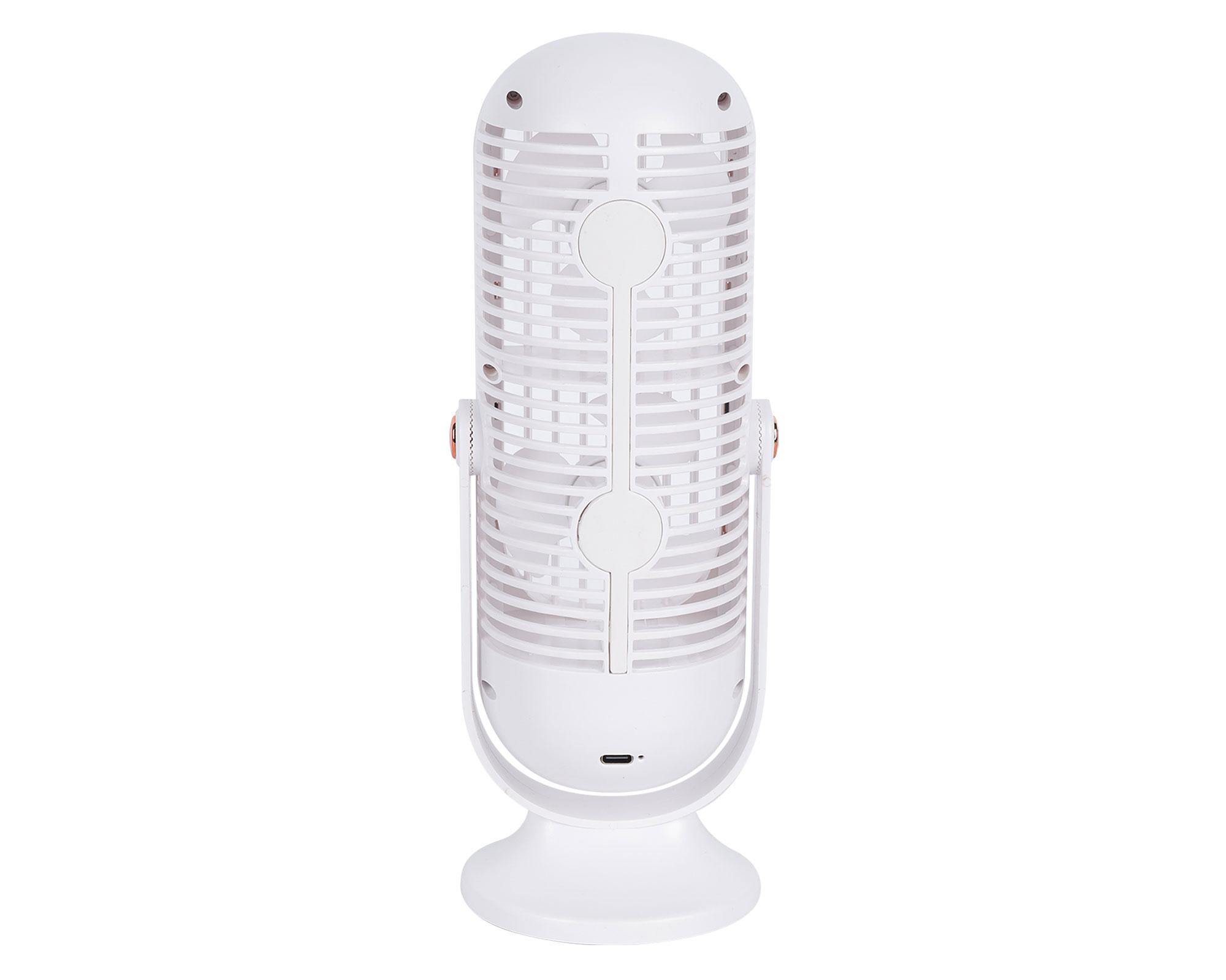 Ventilador escritorio USB blanco-3