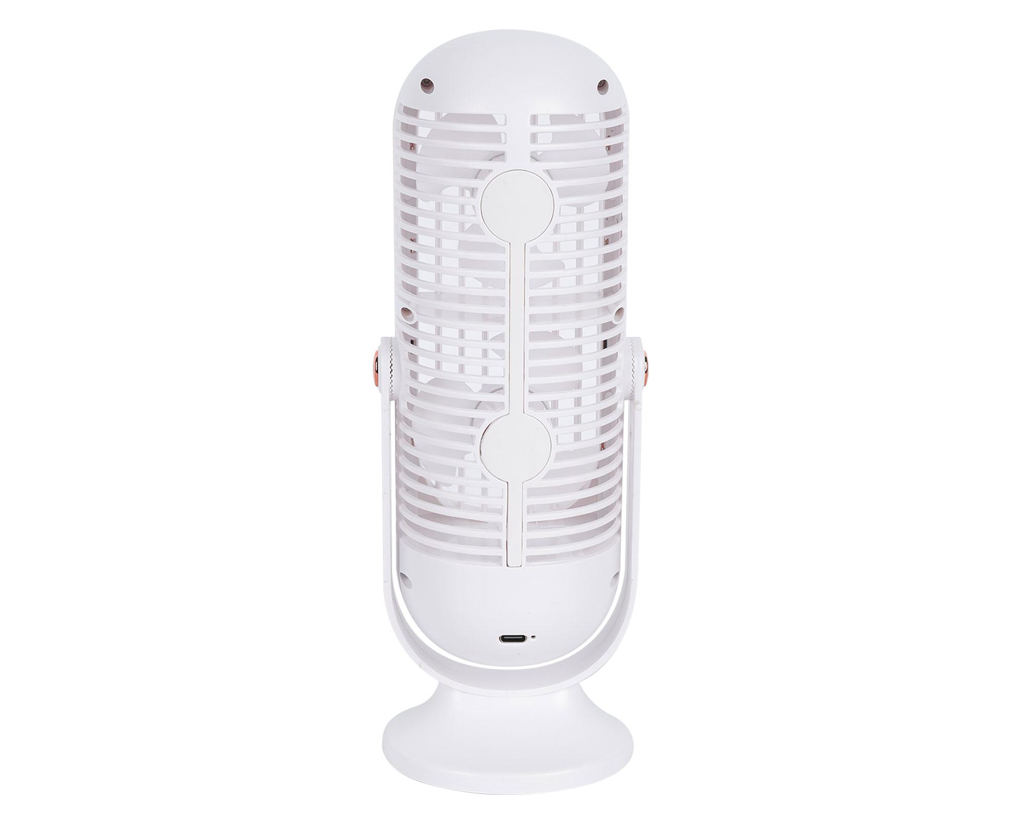 Ventilador escritorio USB blanco-3