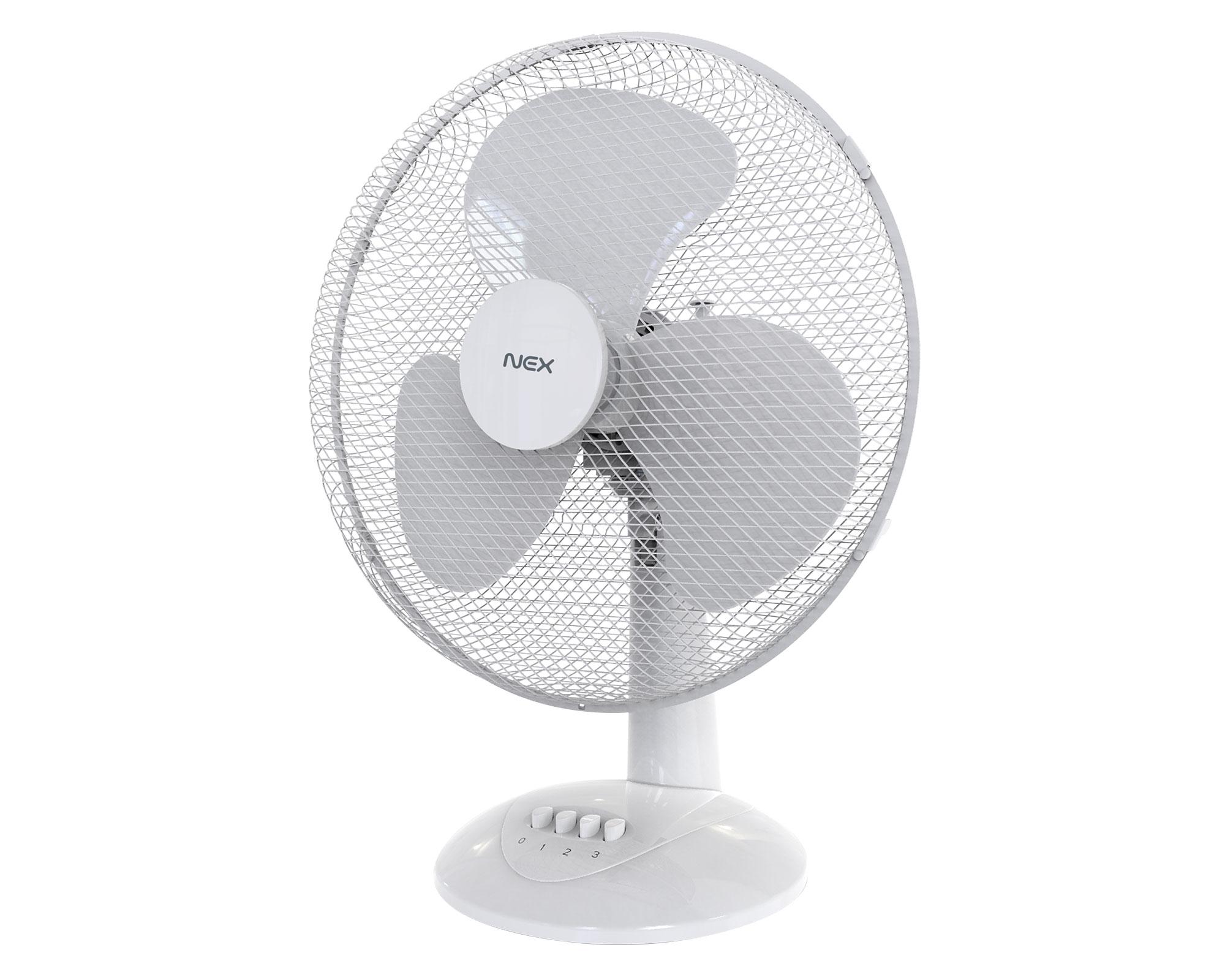Ventilador escritorio 16'' 40W blanco-2