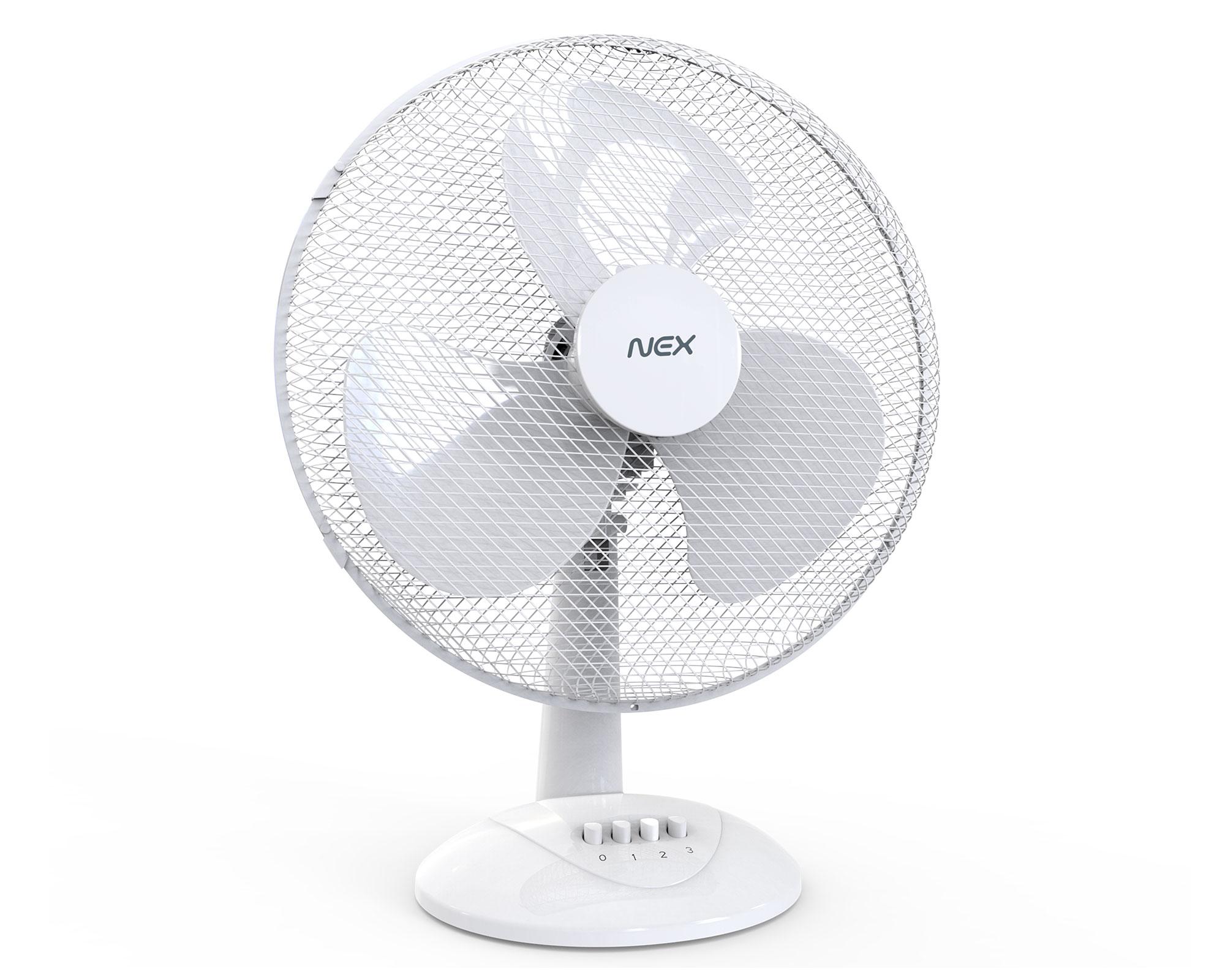 Ventilador escritorio 16'' 40W blanco-2