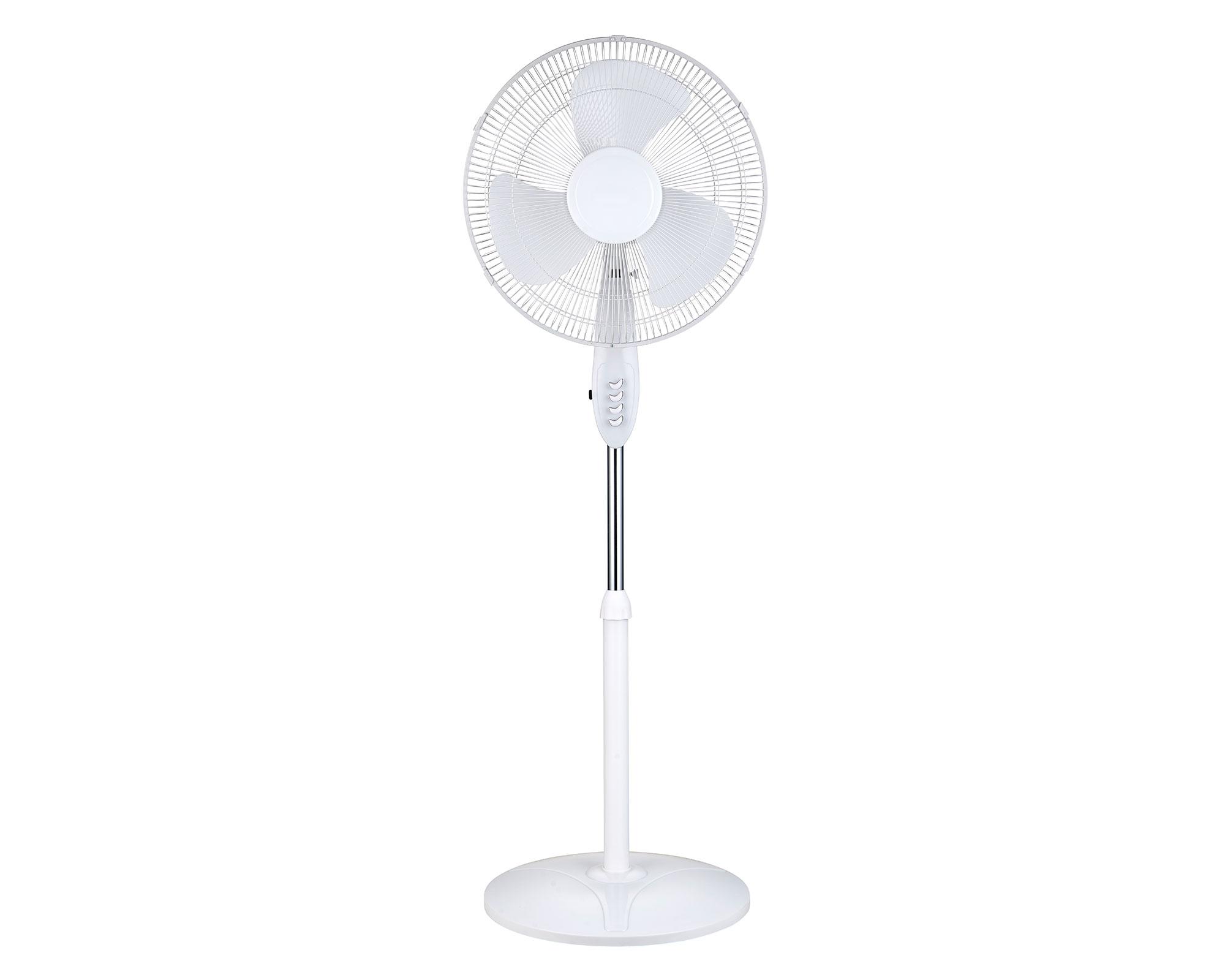 Ventilador pedestal 16'' 45W blanco-0