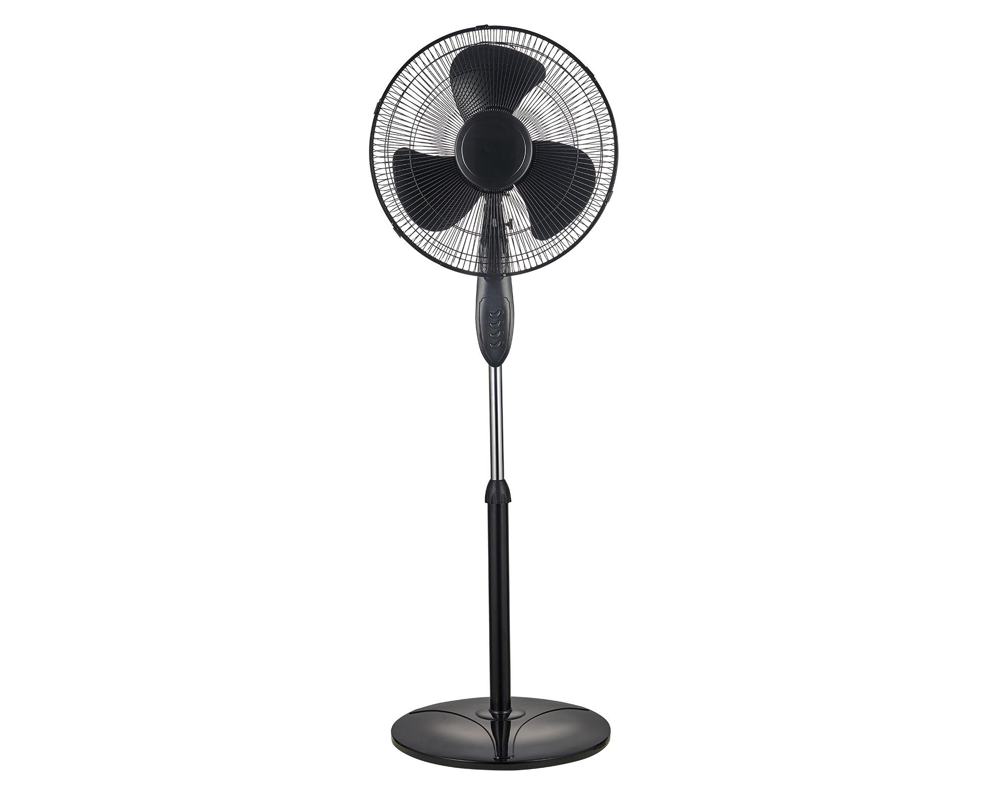 Ventilador pedestal 16'' 45W negro-0