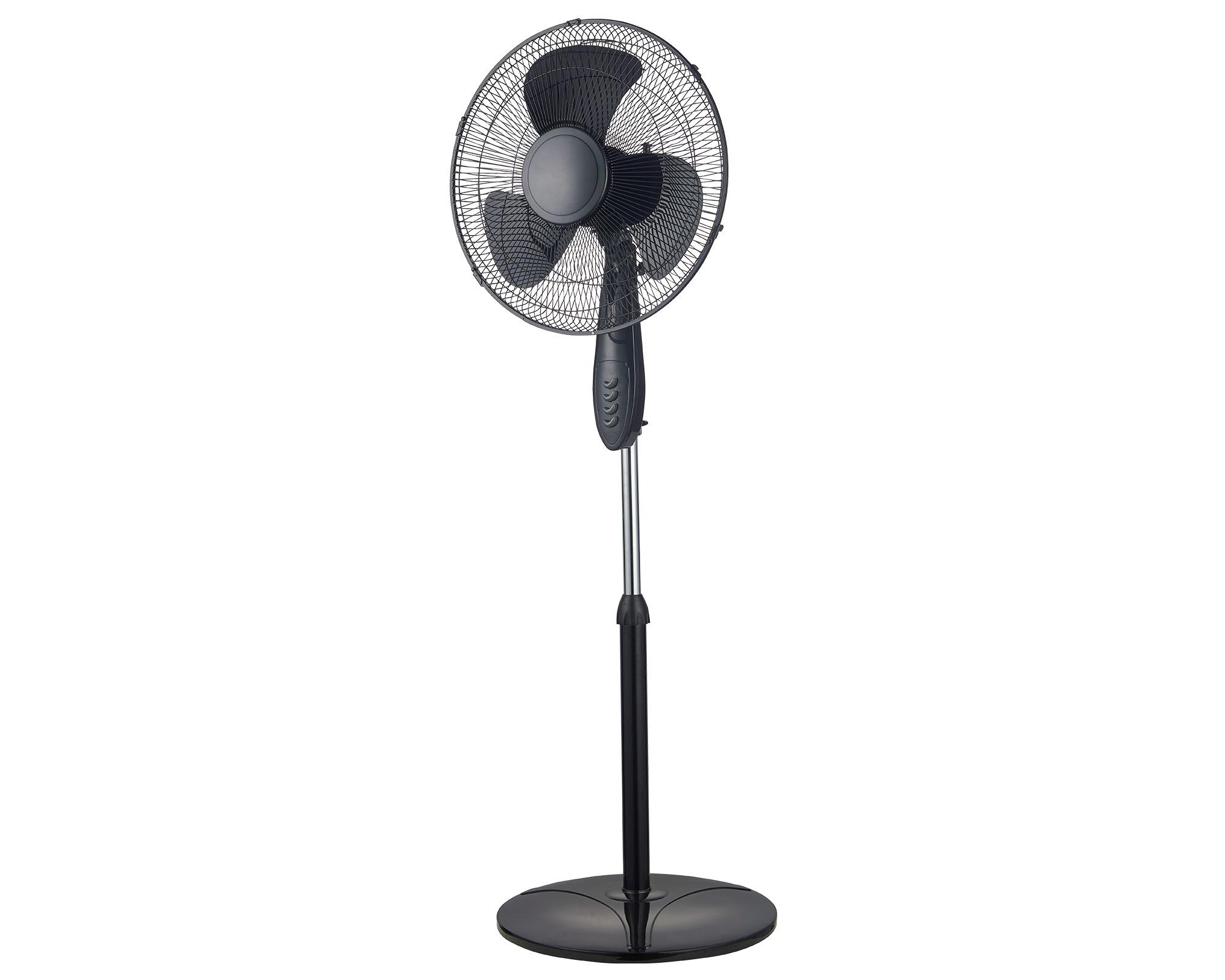 Ventilador pedestal 16'' 45W negro-1