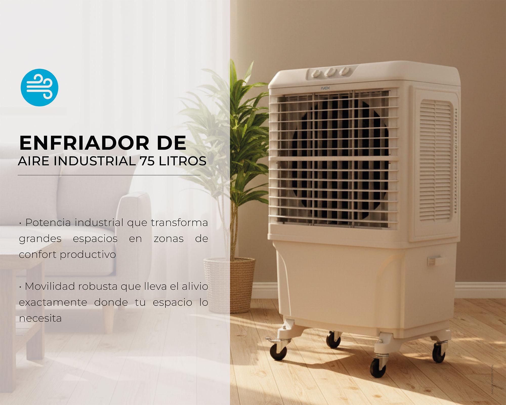Enfriador aire manual 75L 410W blanco-6