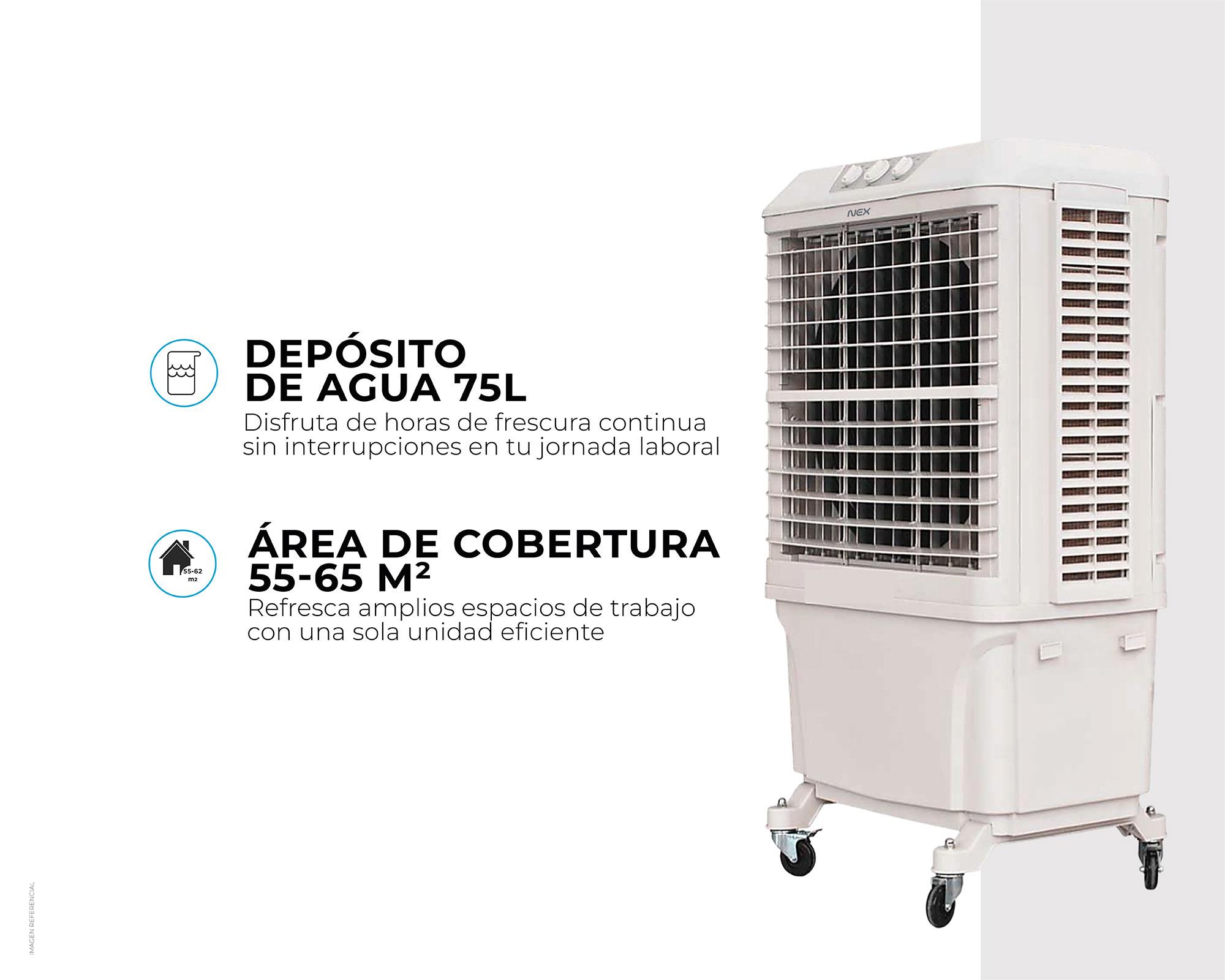 Enfriador aire manual 75L 410W blanco-7