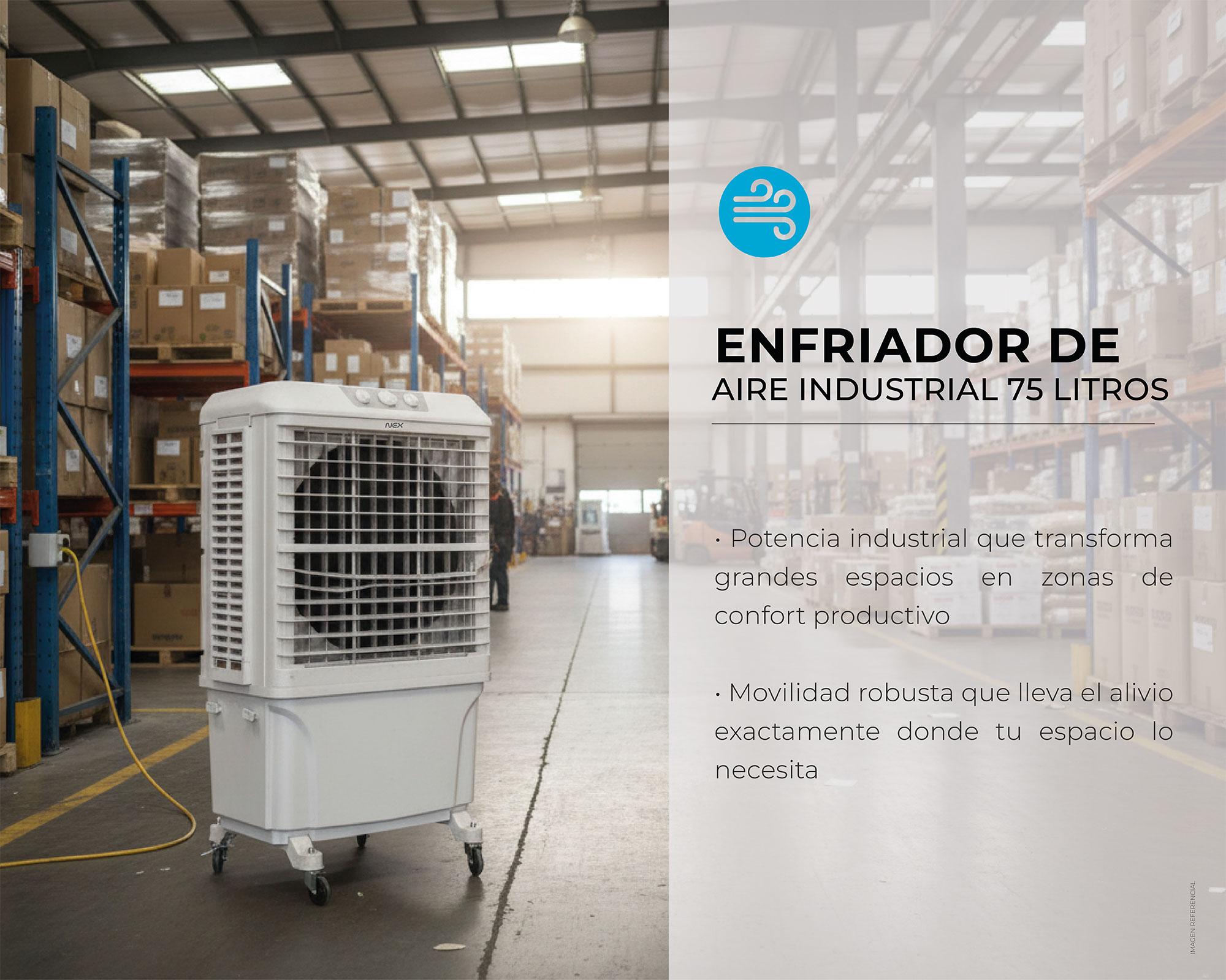 Enfriador aire manual 75L 410W blanco-6