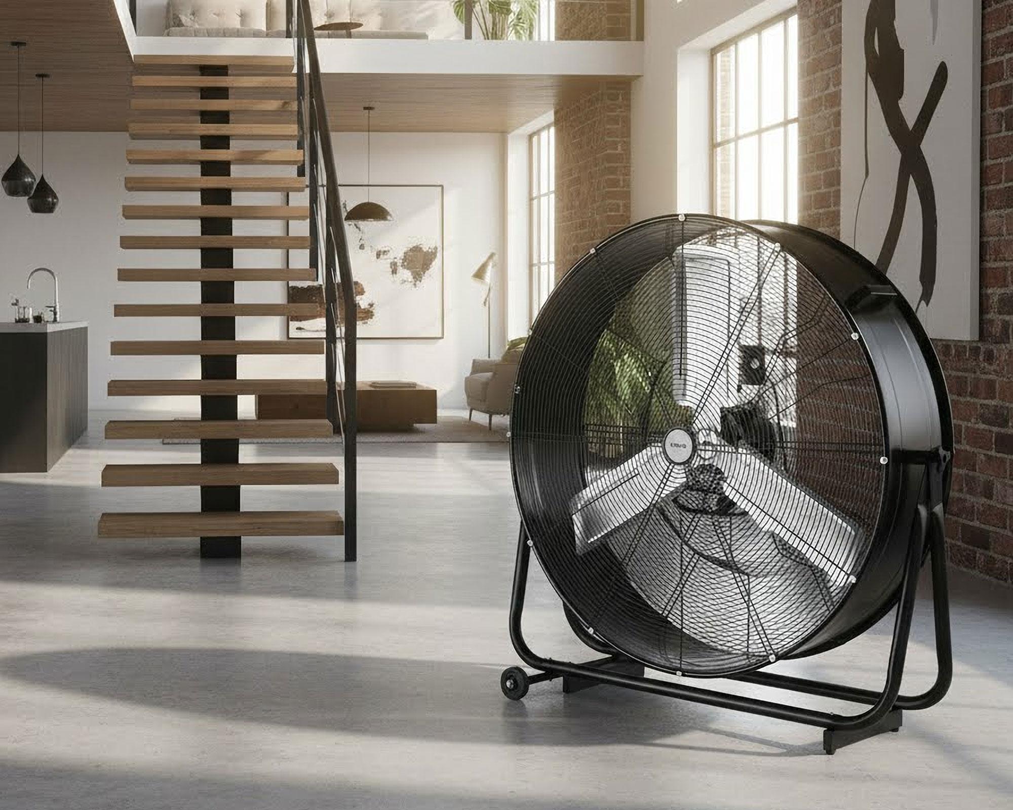 Ventilador suelo industrial 42'' negro-5